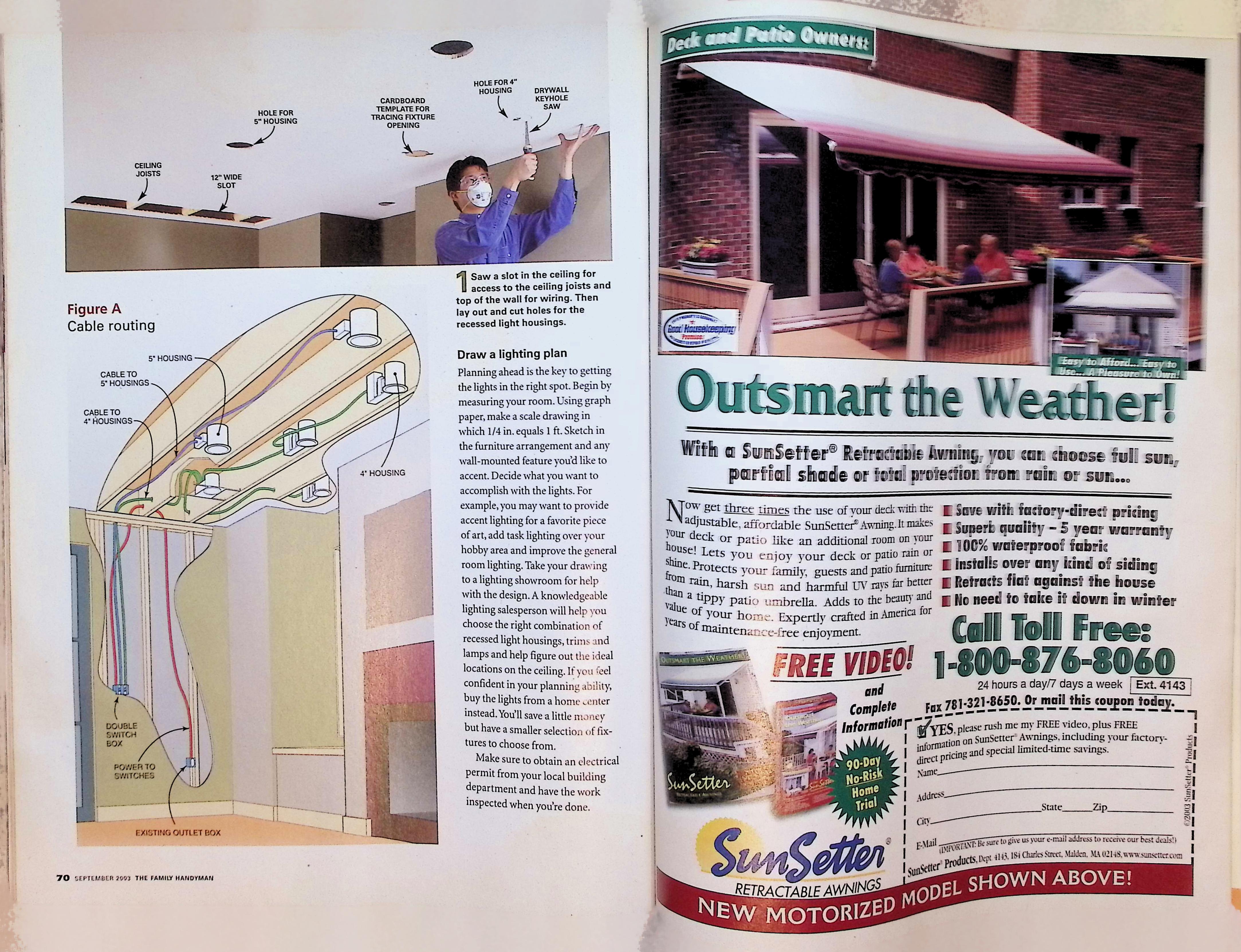 Family Handyman Sep 2003, Dream Garage Cover — image 3