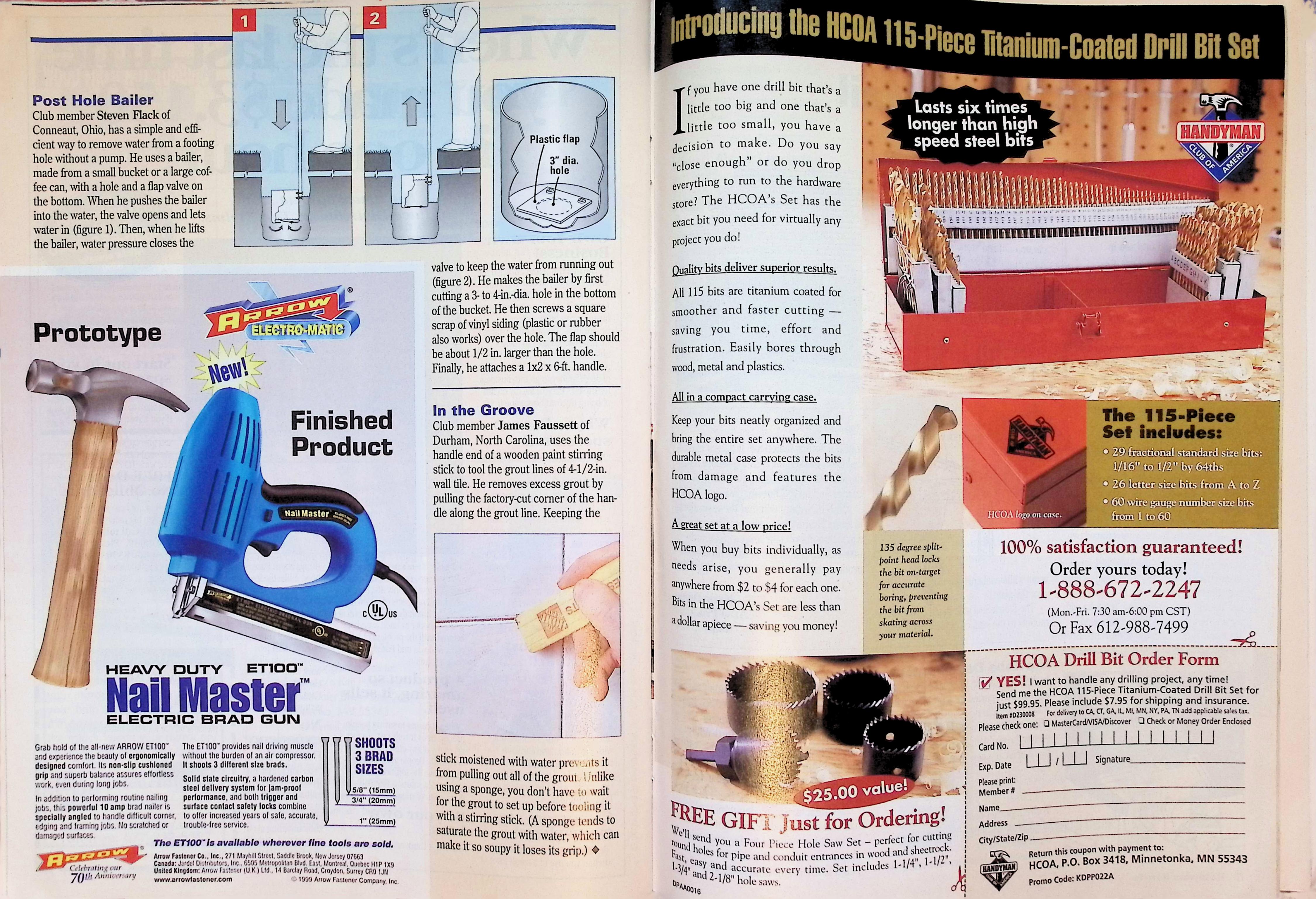 Handyman How-To Magazine March/April 2000 Deck Building — image 4