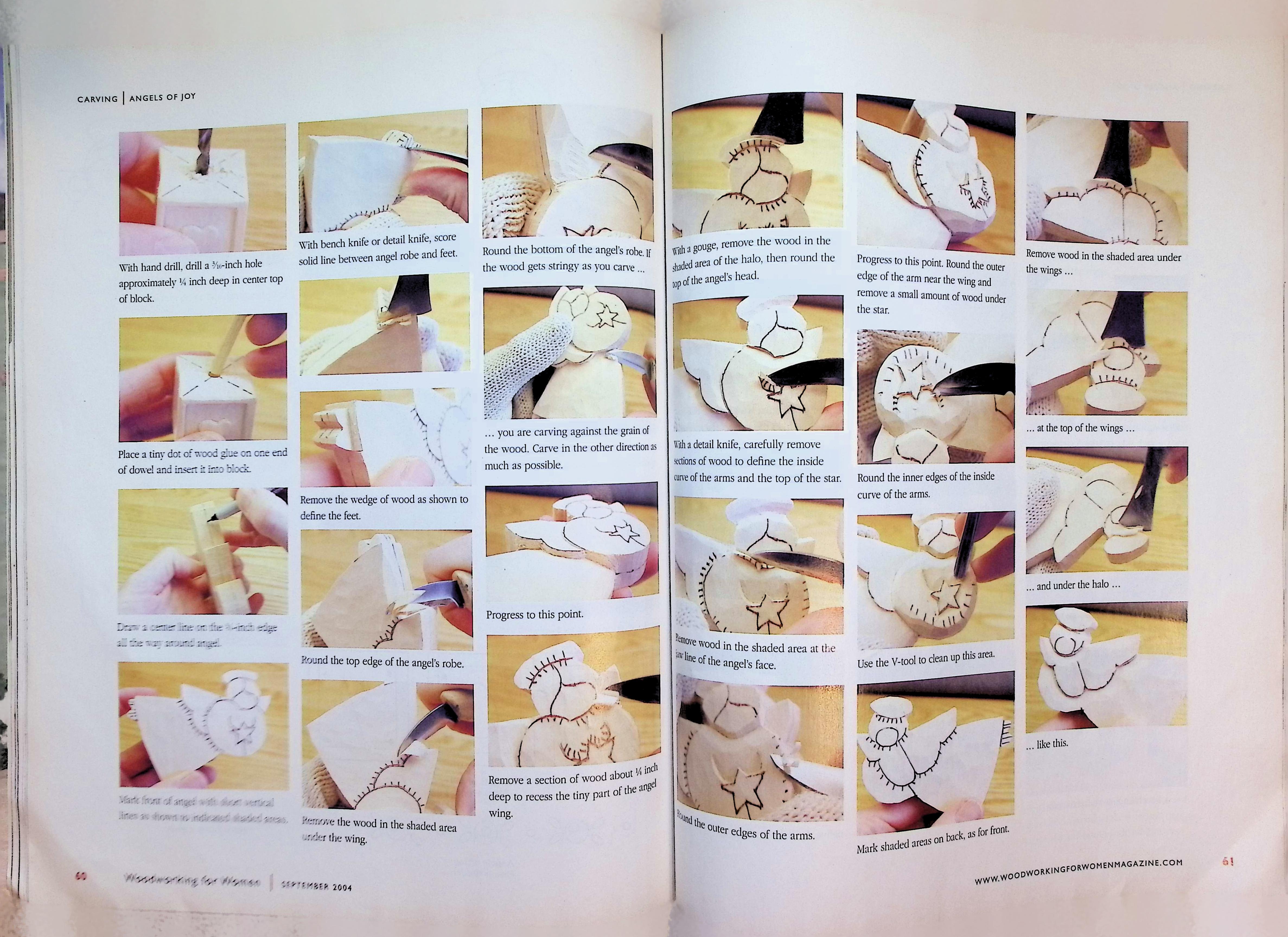 Woodworking for Women Mag, Sept 2004, Woman DIY Cover — image 4