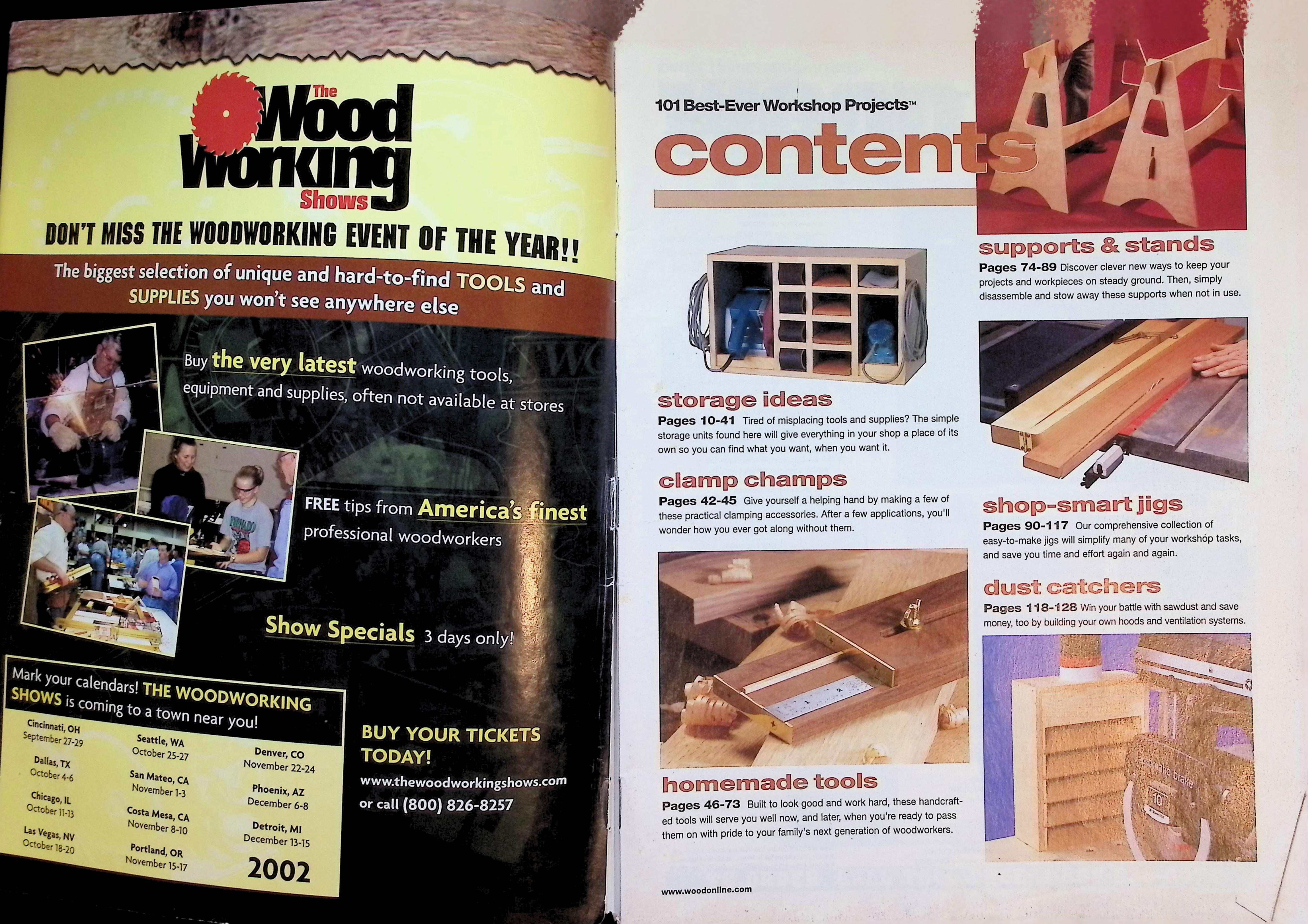Better Homes Workshop Projects Magazine Woodworking 2002 — image 2