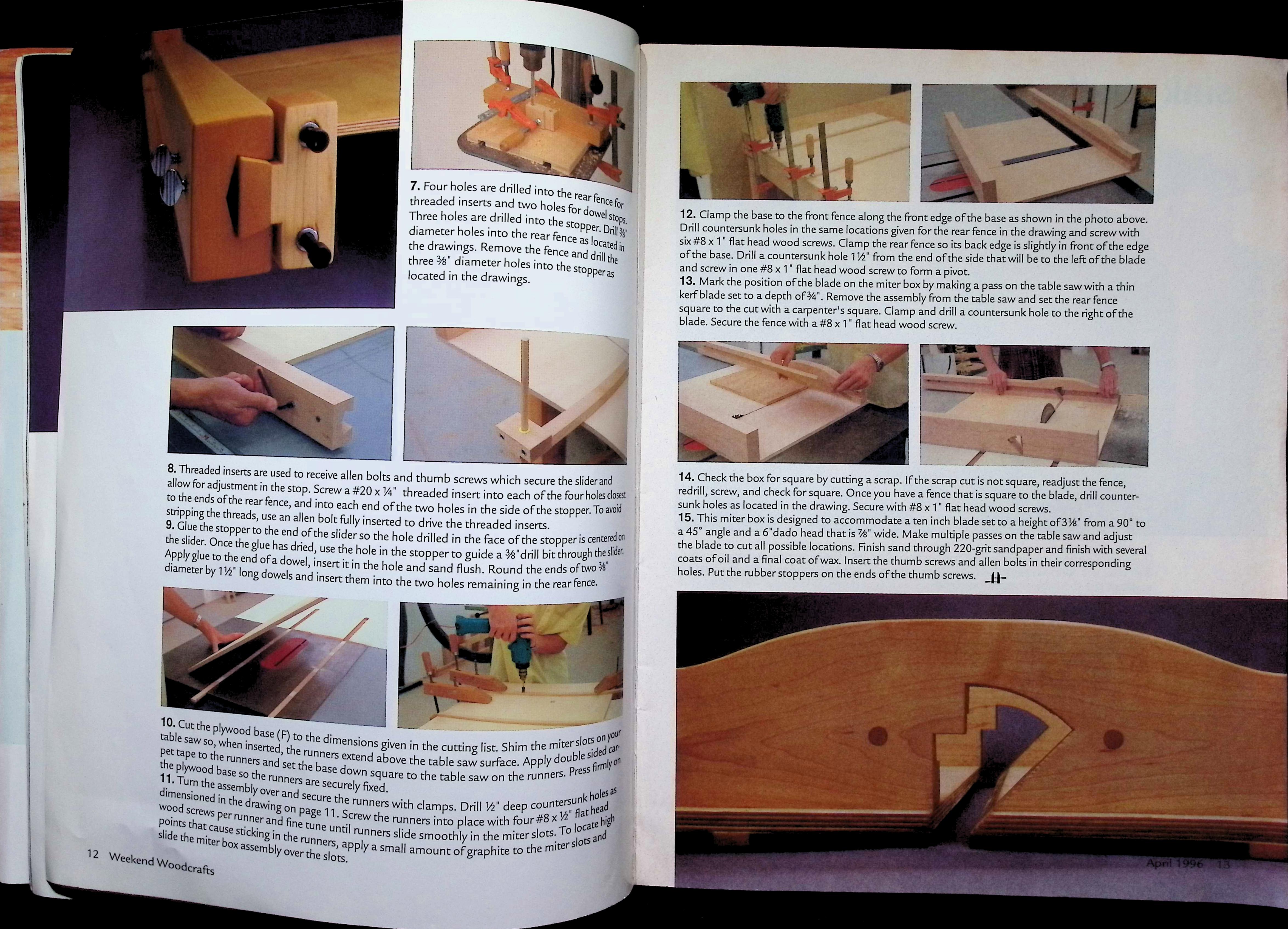 Weekend Woodcrafts Magazine #26 Gumball Machine 1996 — image 4