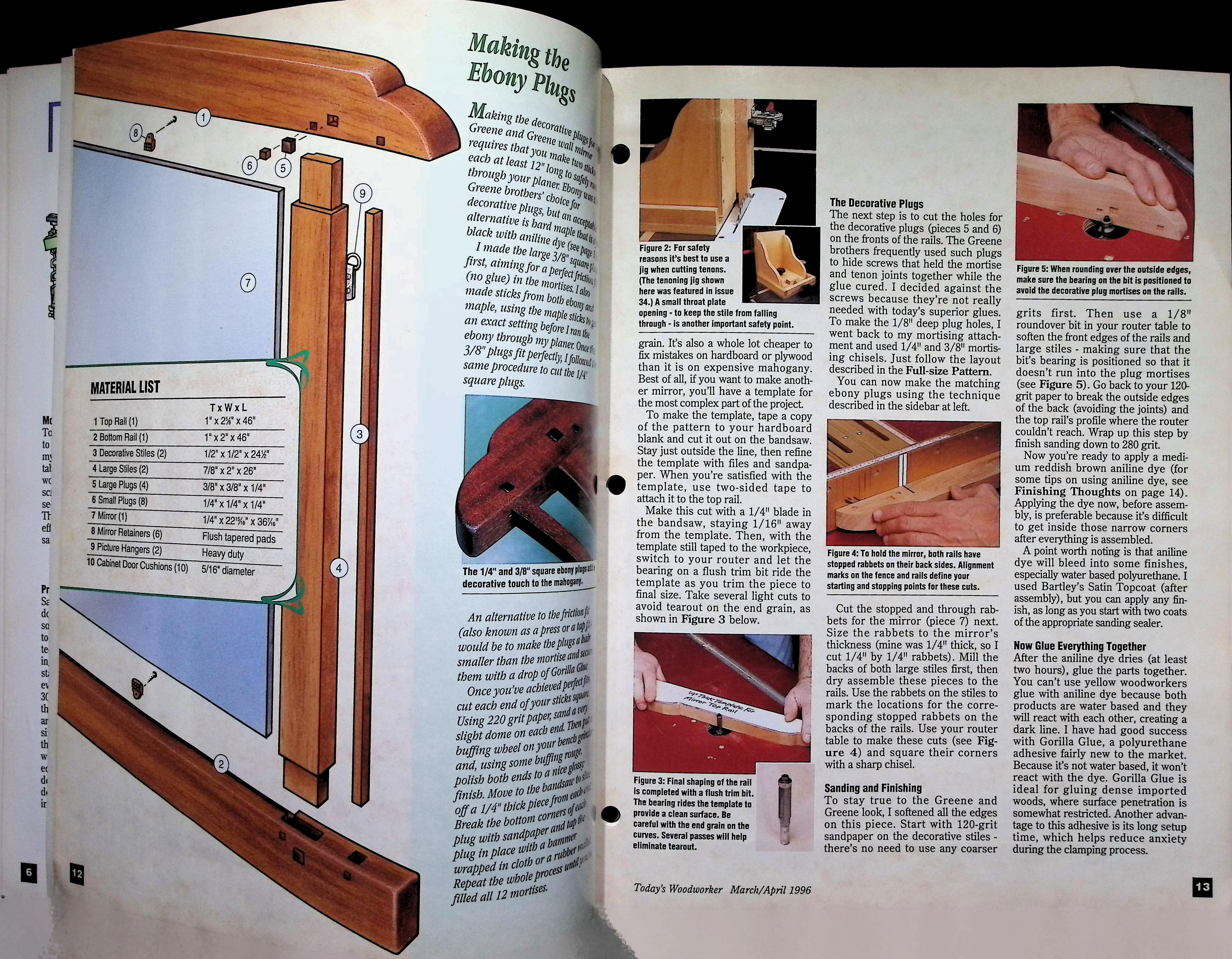 Today's Woodworker 44: Architectural Bookcase Project — image 4