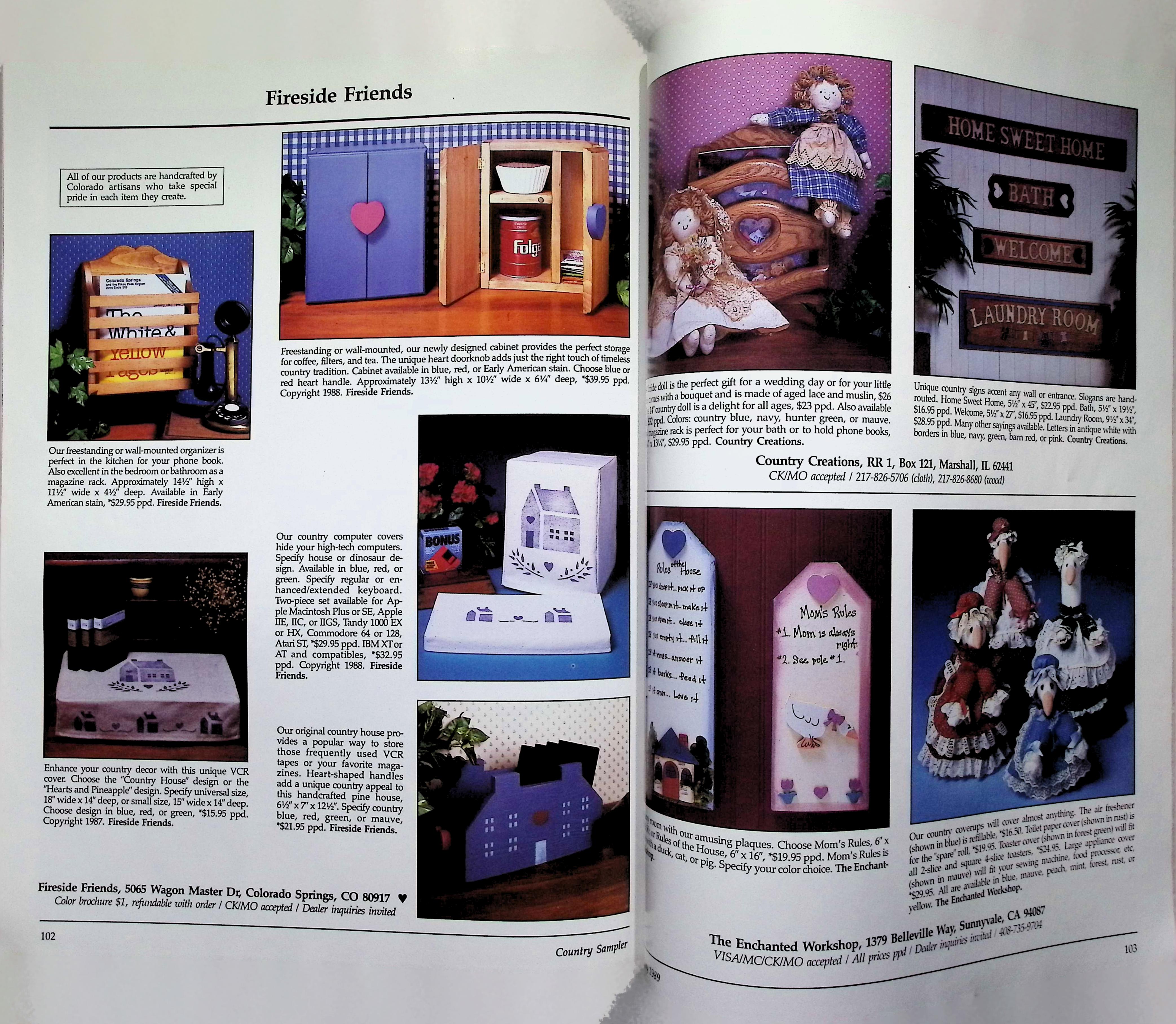 Country Sampler Magazine Country Easter Decor Apr/May 1989 — image 4