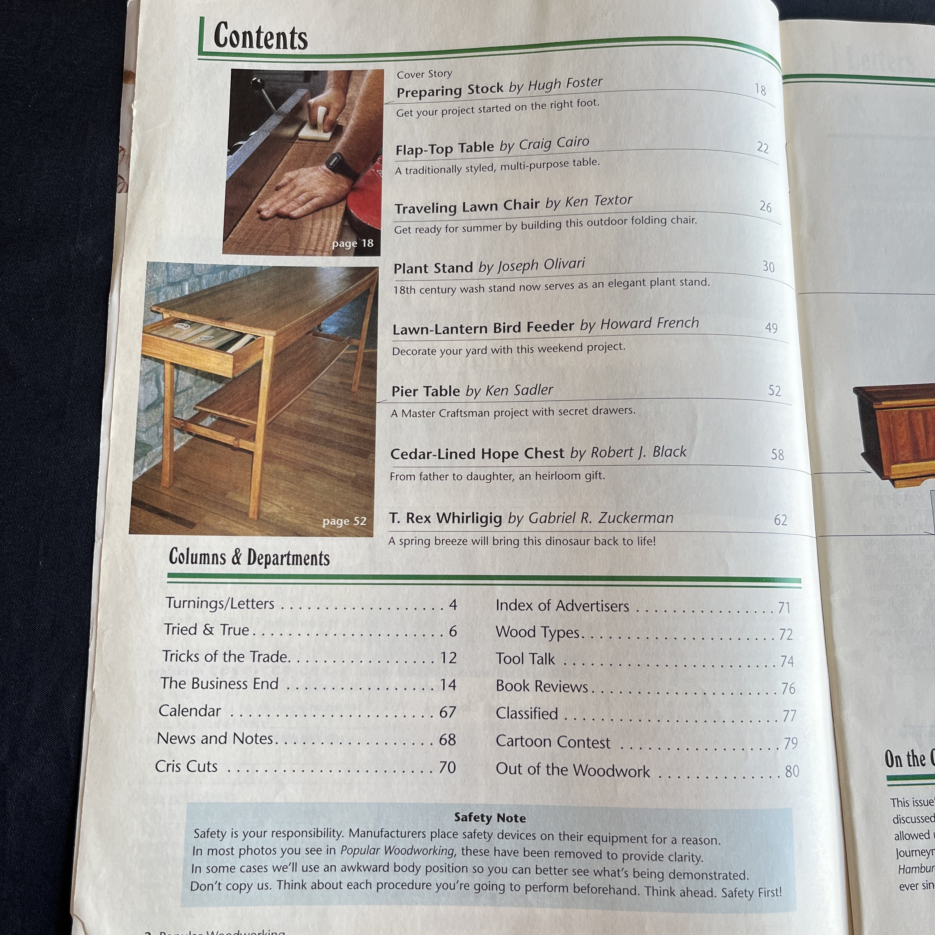 Popular Woodworking Mar 1995 Lumber Prep Primer — image 2