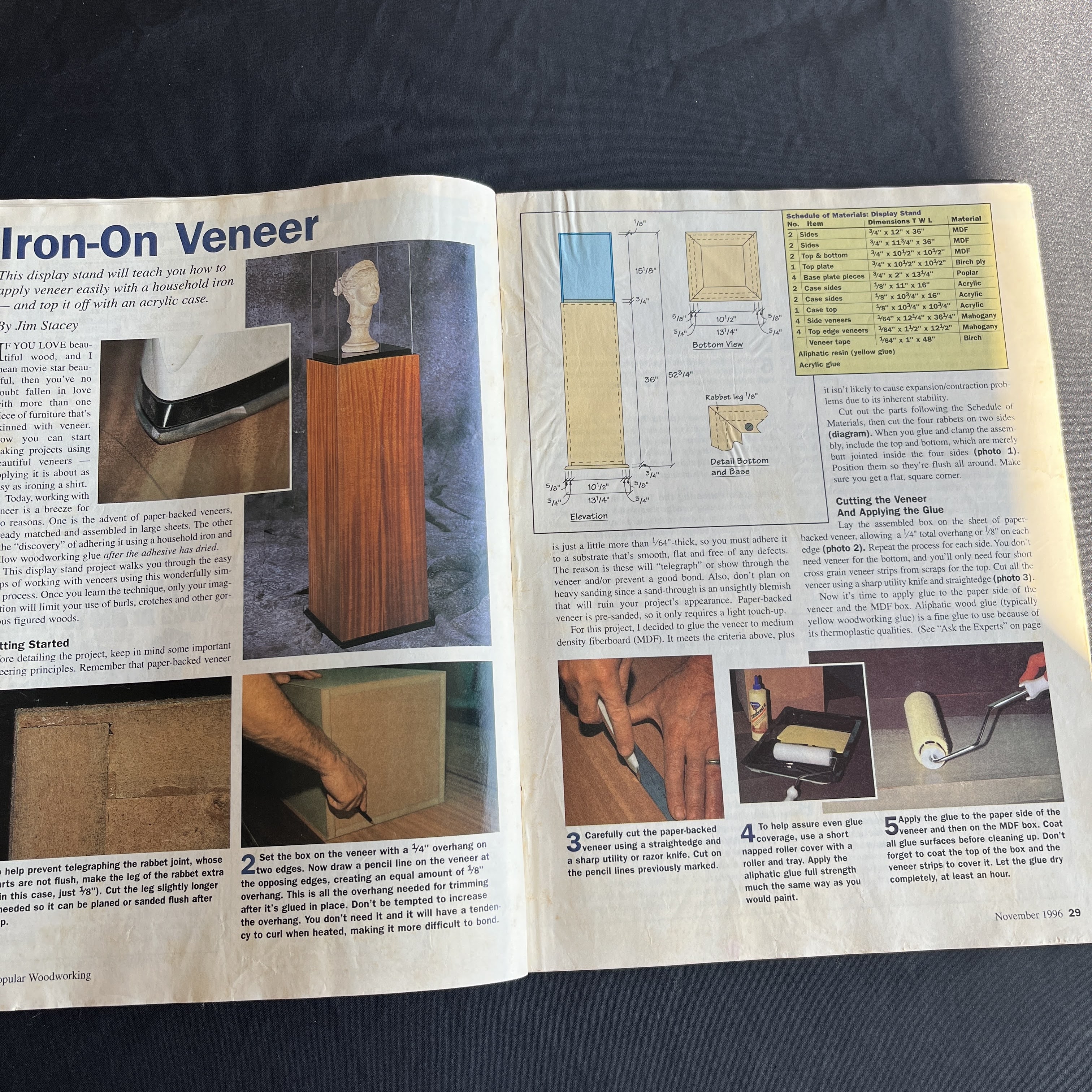 Popular Woodworking #93 Country Recycling Bin Nov 1996 — image 3