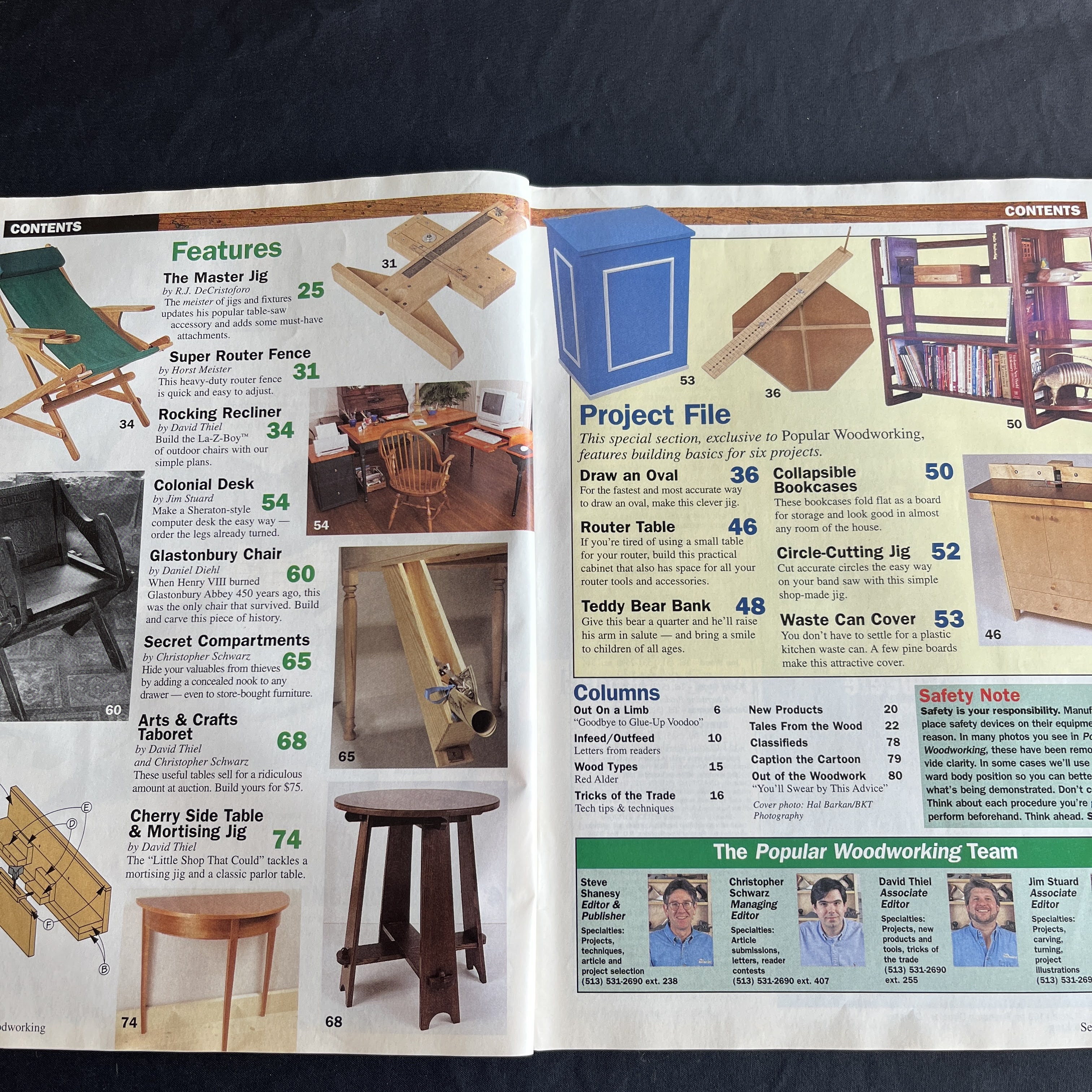Popular Woodworking, Sept 1997, Folding Bookcases — image 2