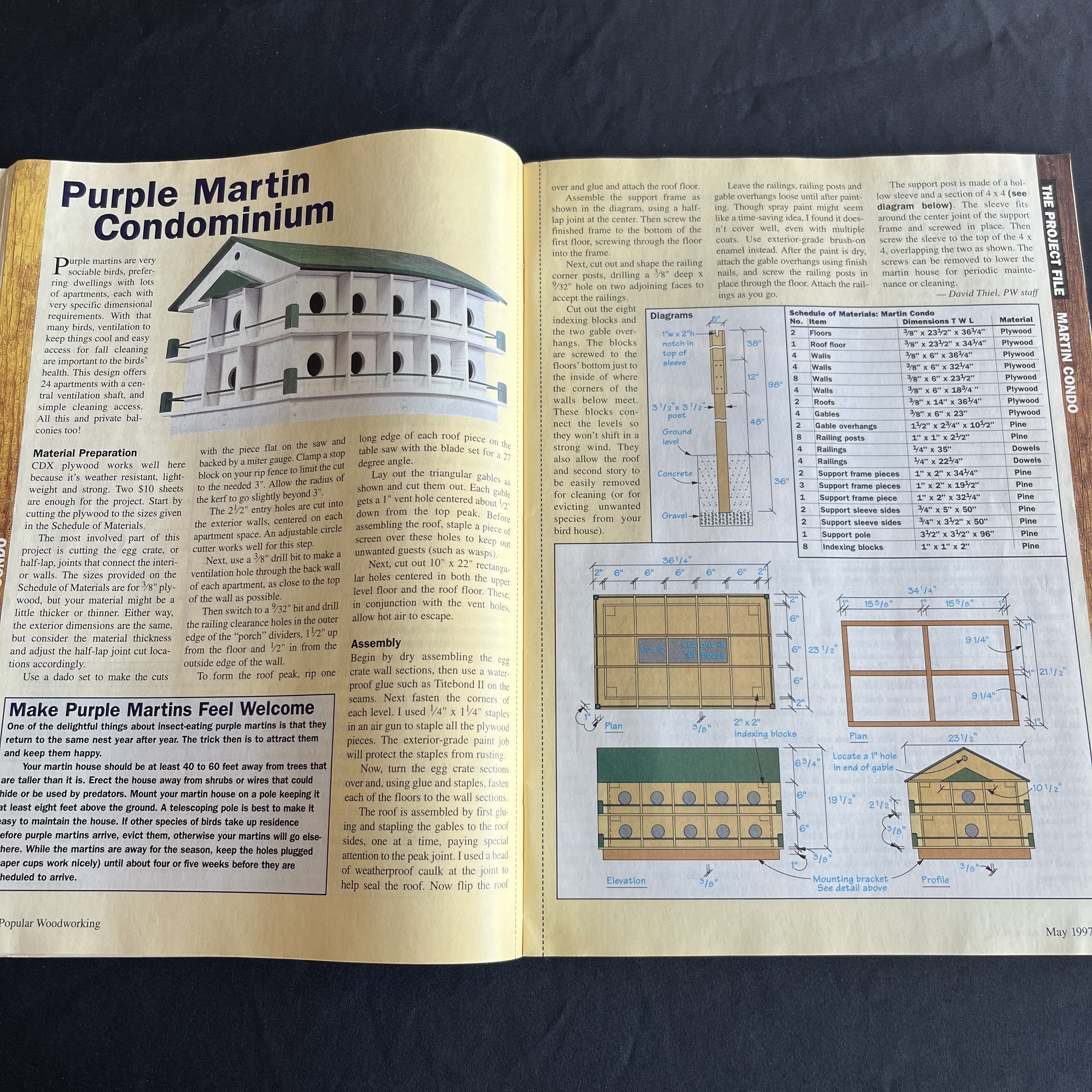 Popular Woodworking May 1997, Garden Projects — image 3