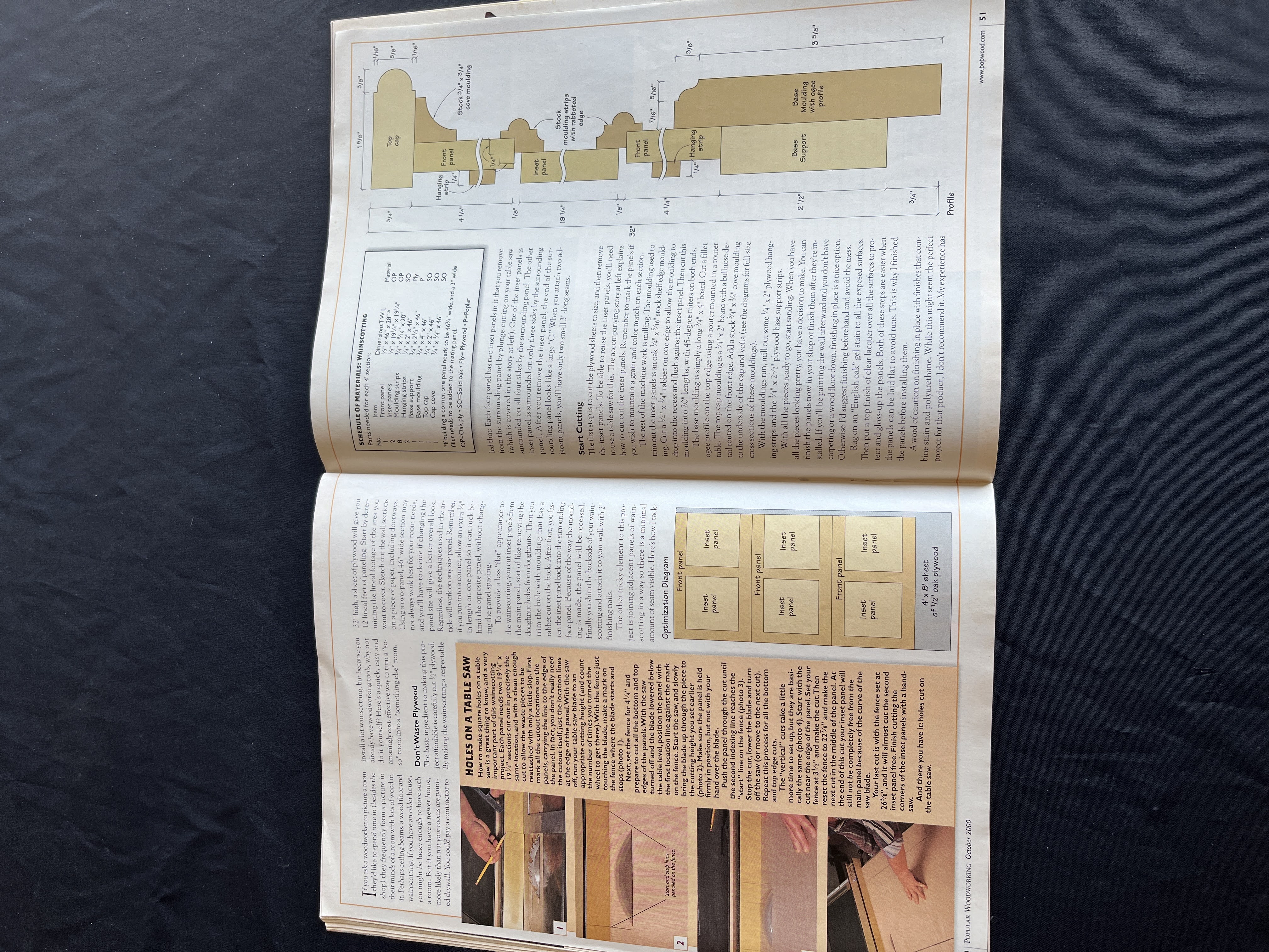 Popular Woodworking Oct 2000 Roy Underhill Cover — image 4