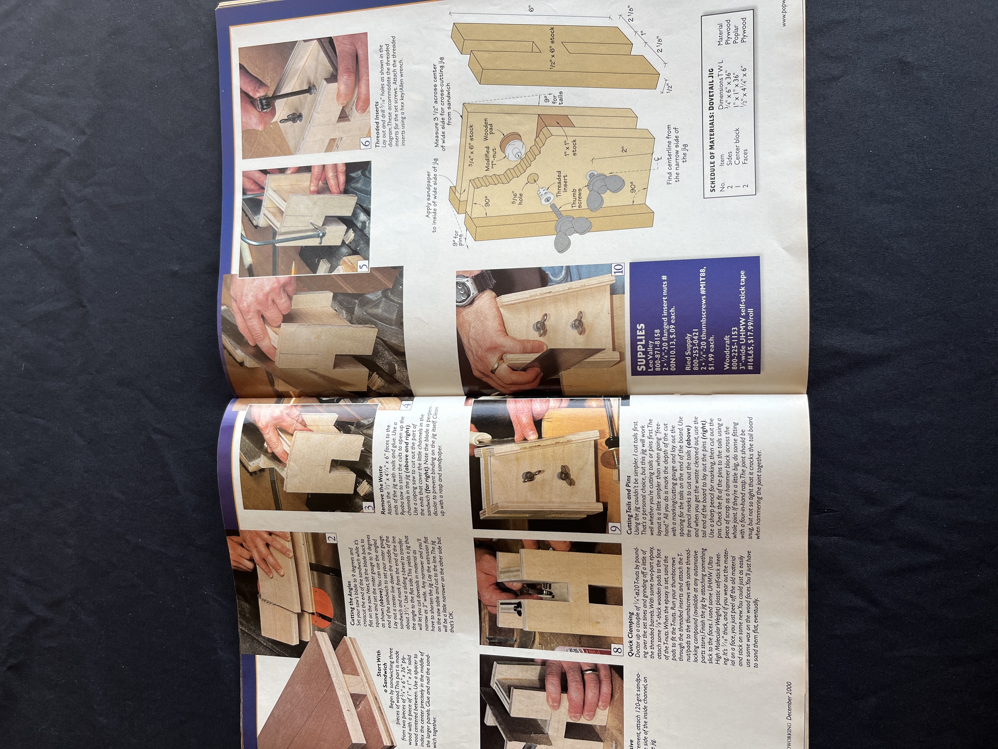 Popular Woodworking Dec 2000 Scott Phillips Cover — image 4