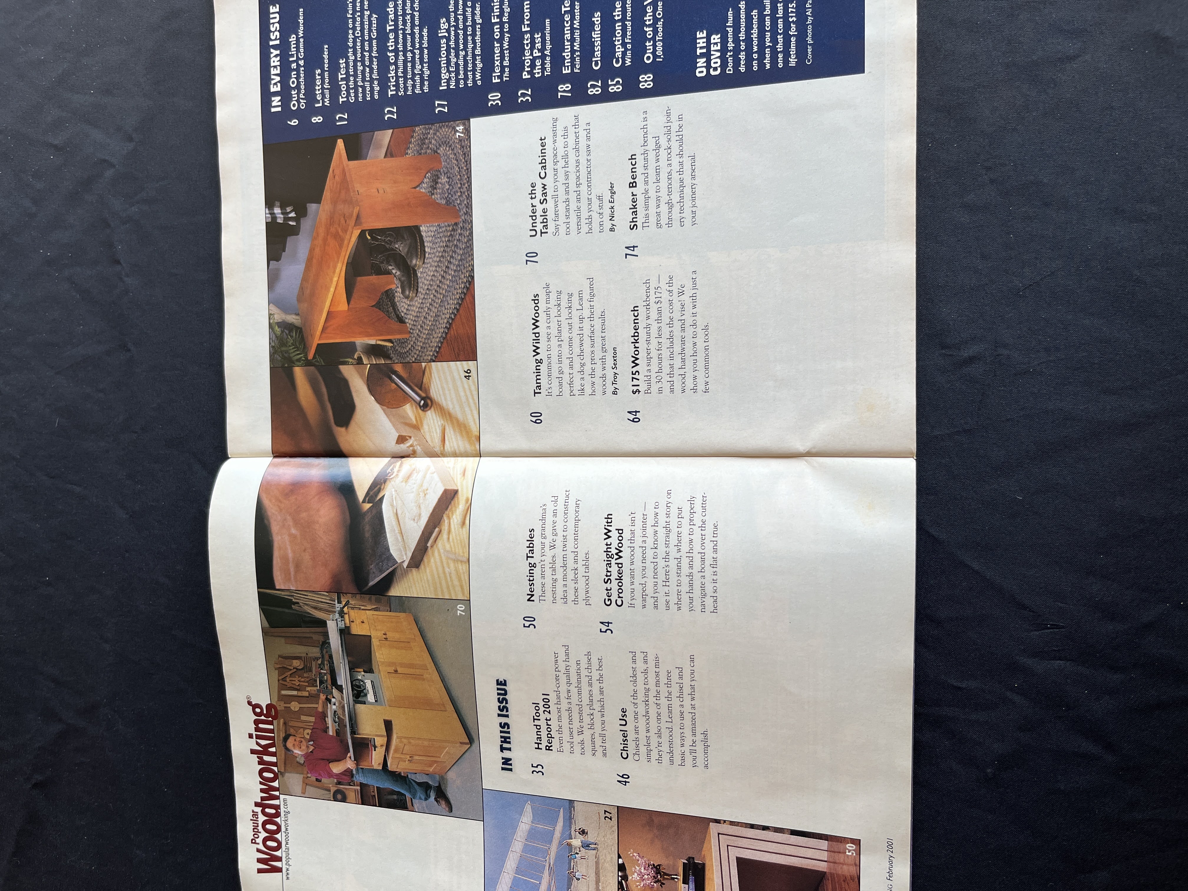 Popular Woodworking Feb 2001, $175 Workbench Plans — image 2