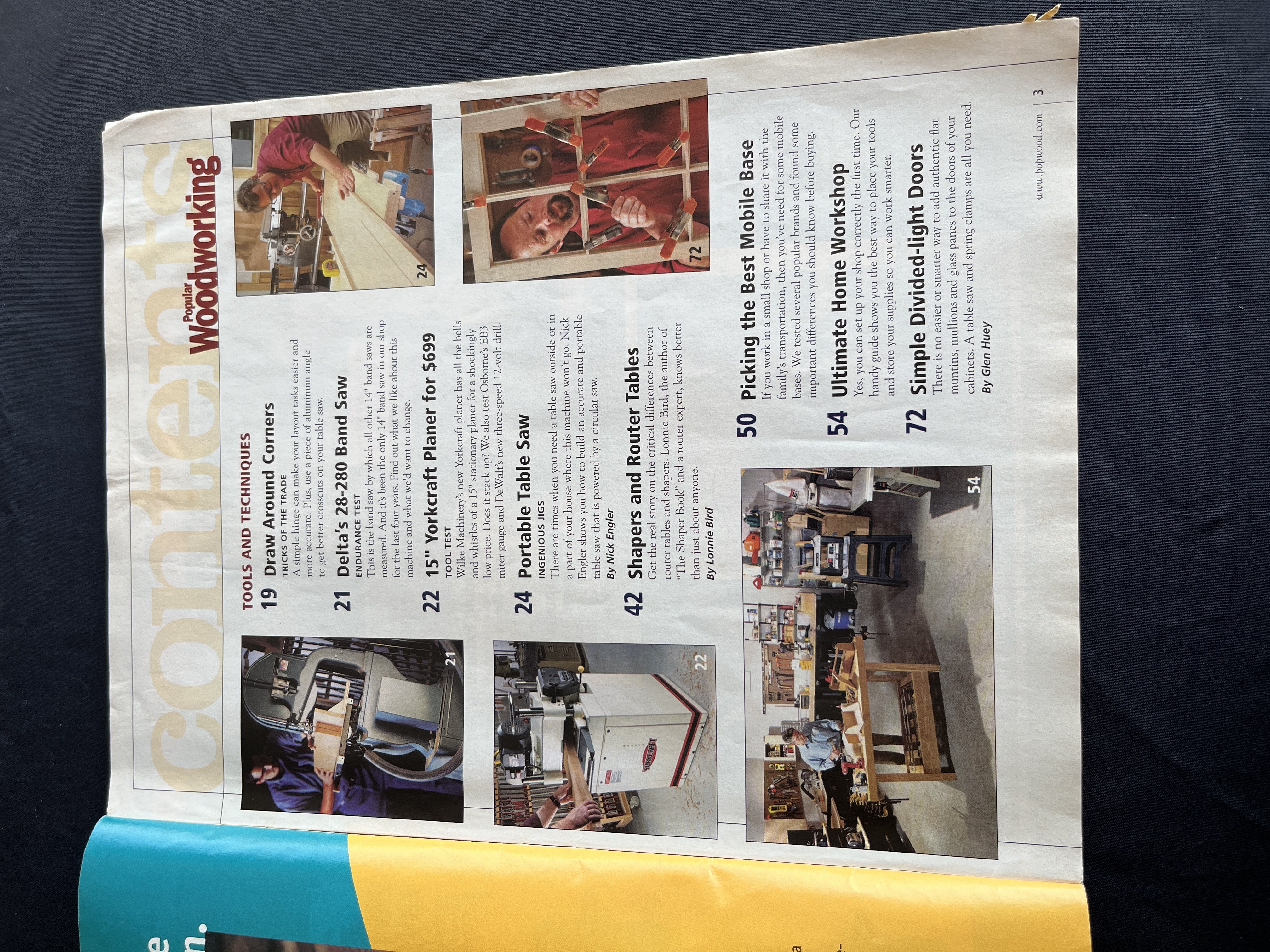 Popular Woodworking Magazine Workshop Guide Aug 2002 — image 2