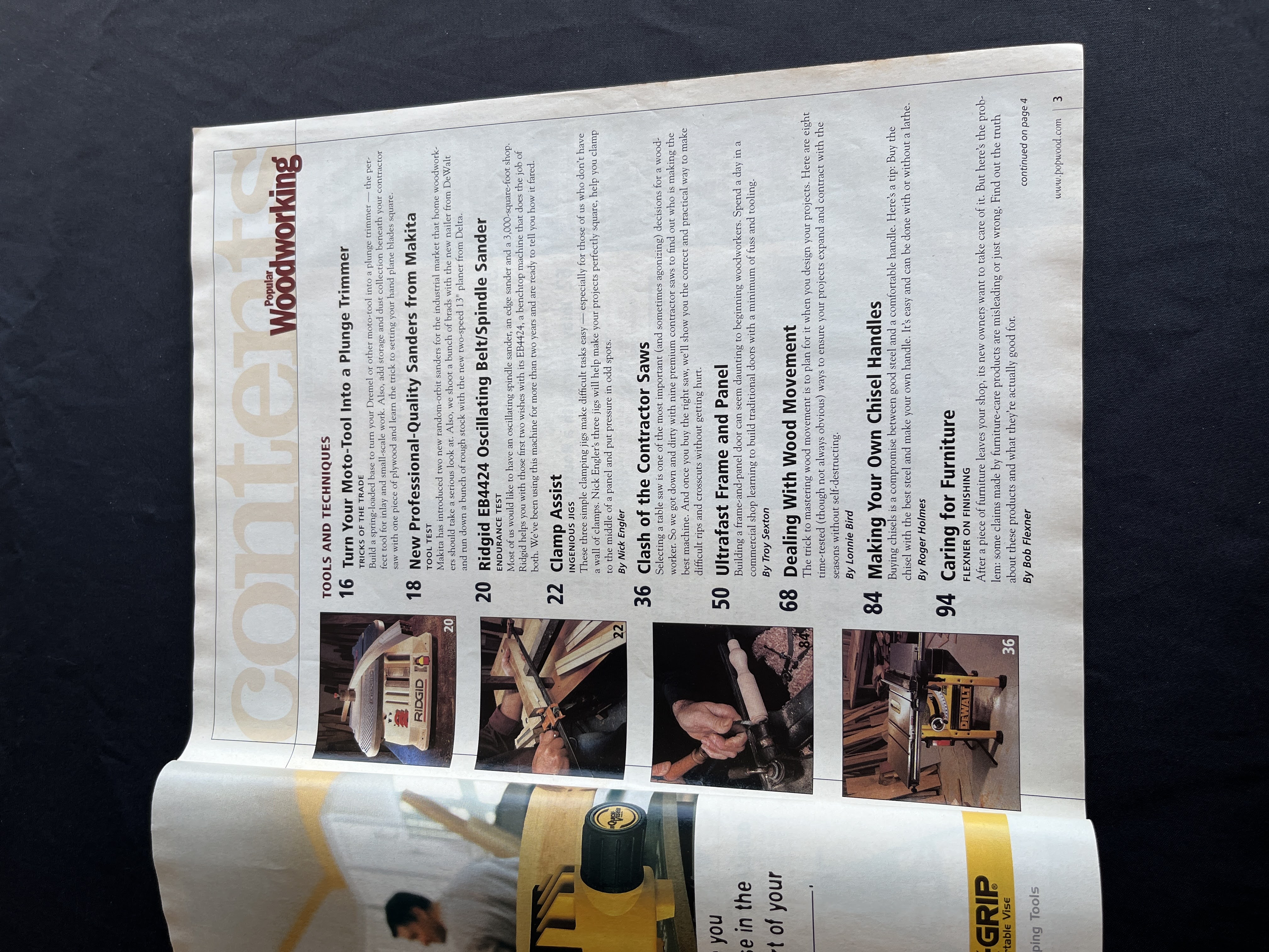 Popular Woodworking Mag Ruffman Cover Feb 2002 — image 2