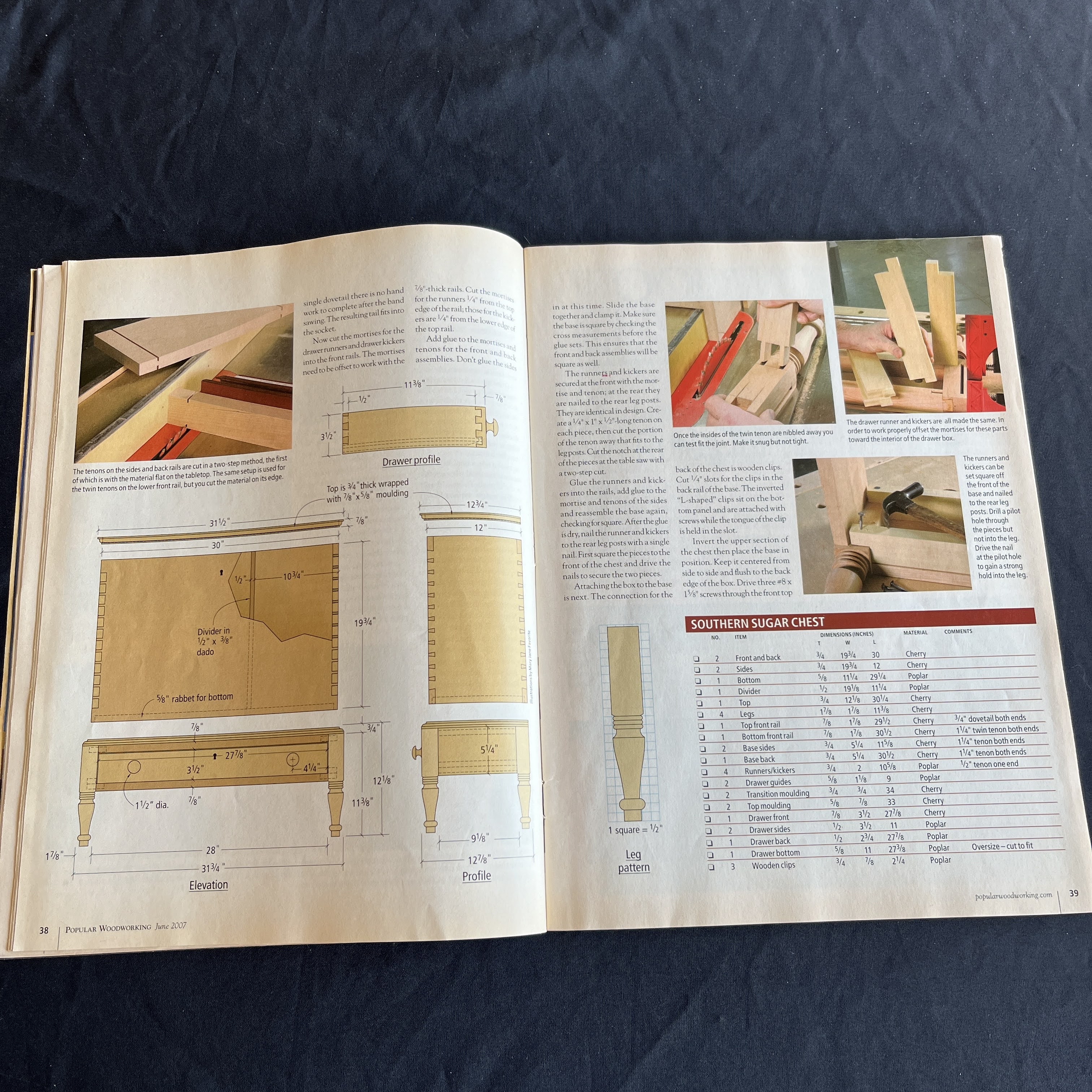 Popular Woodworking Magazine Workbench Guide June 2007 — image 4