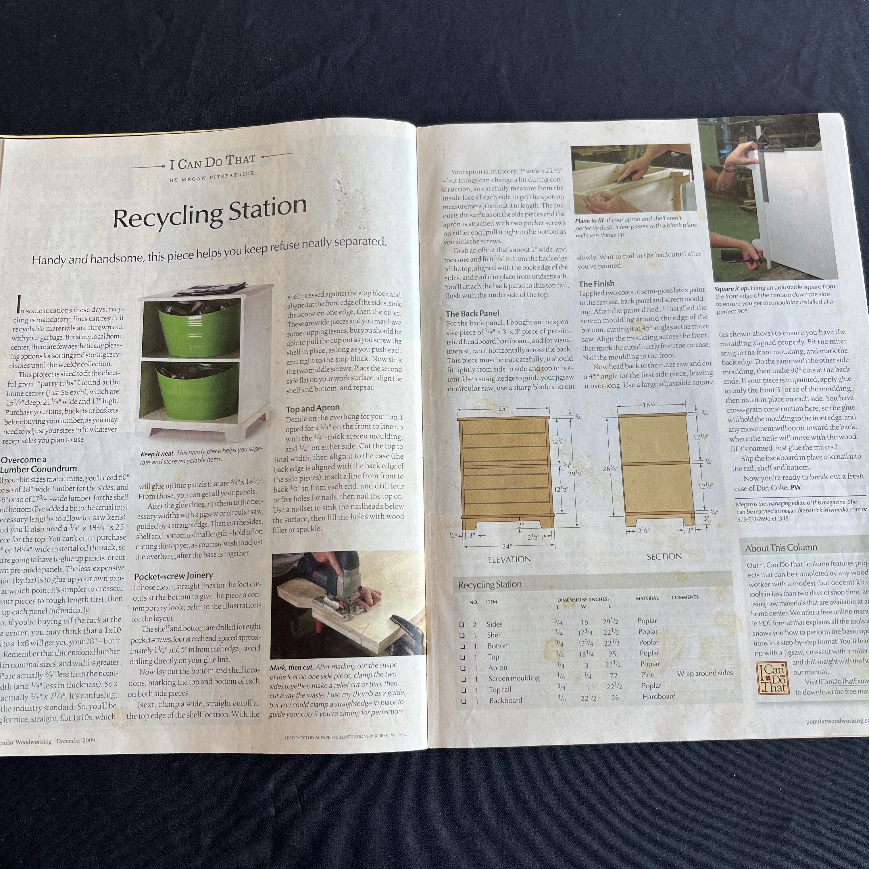 Popular Woodworking Magazine Dec 2009 Compact Drills — image 4