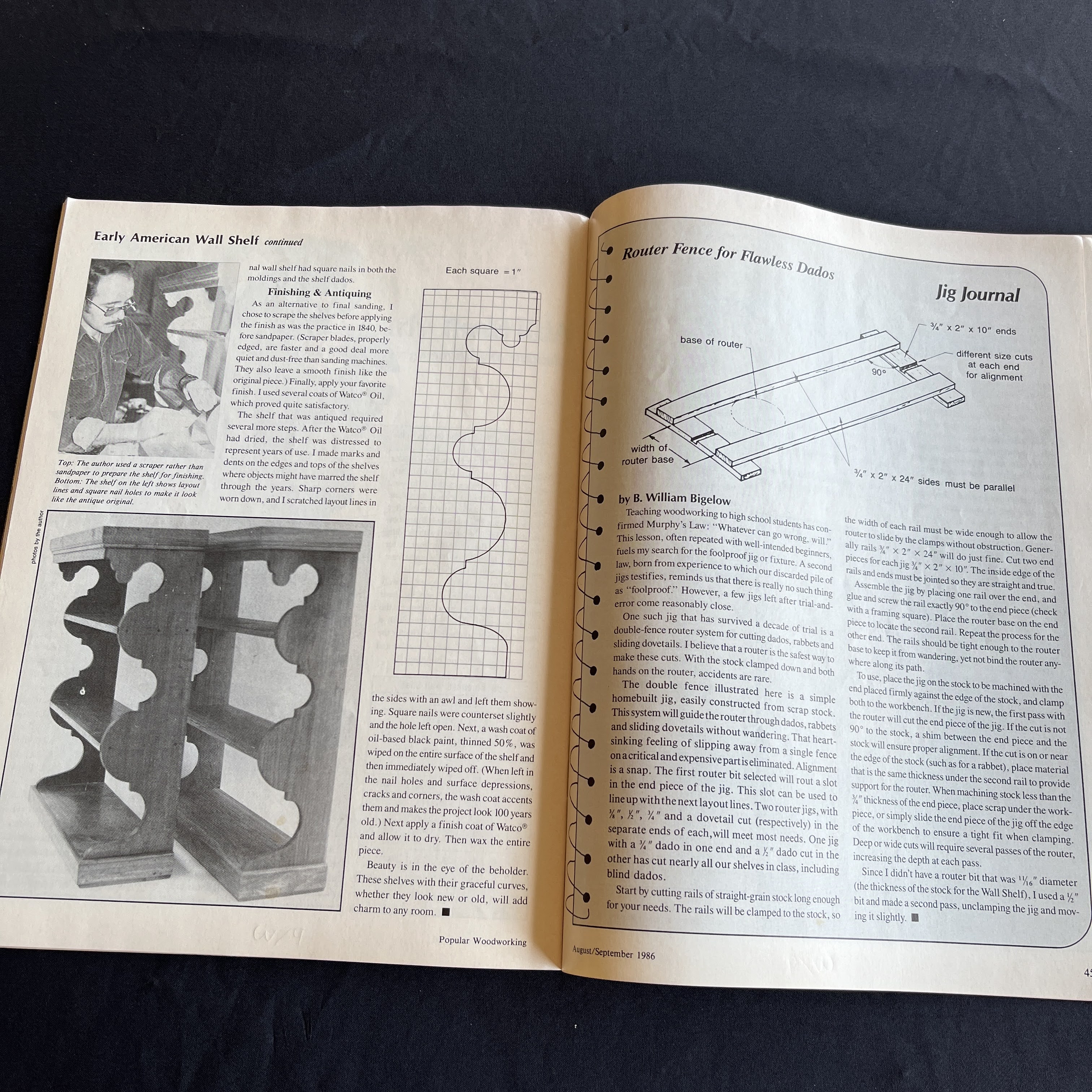 Popular Woodworking Magazine Wine Rack Project Aug/Sep 1986 — image 3