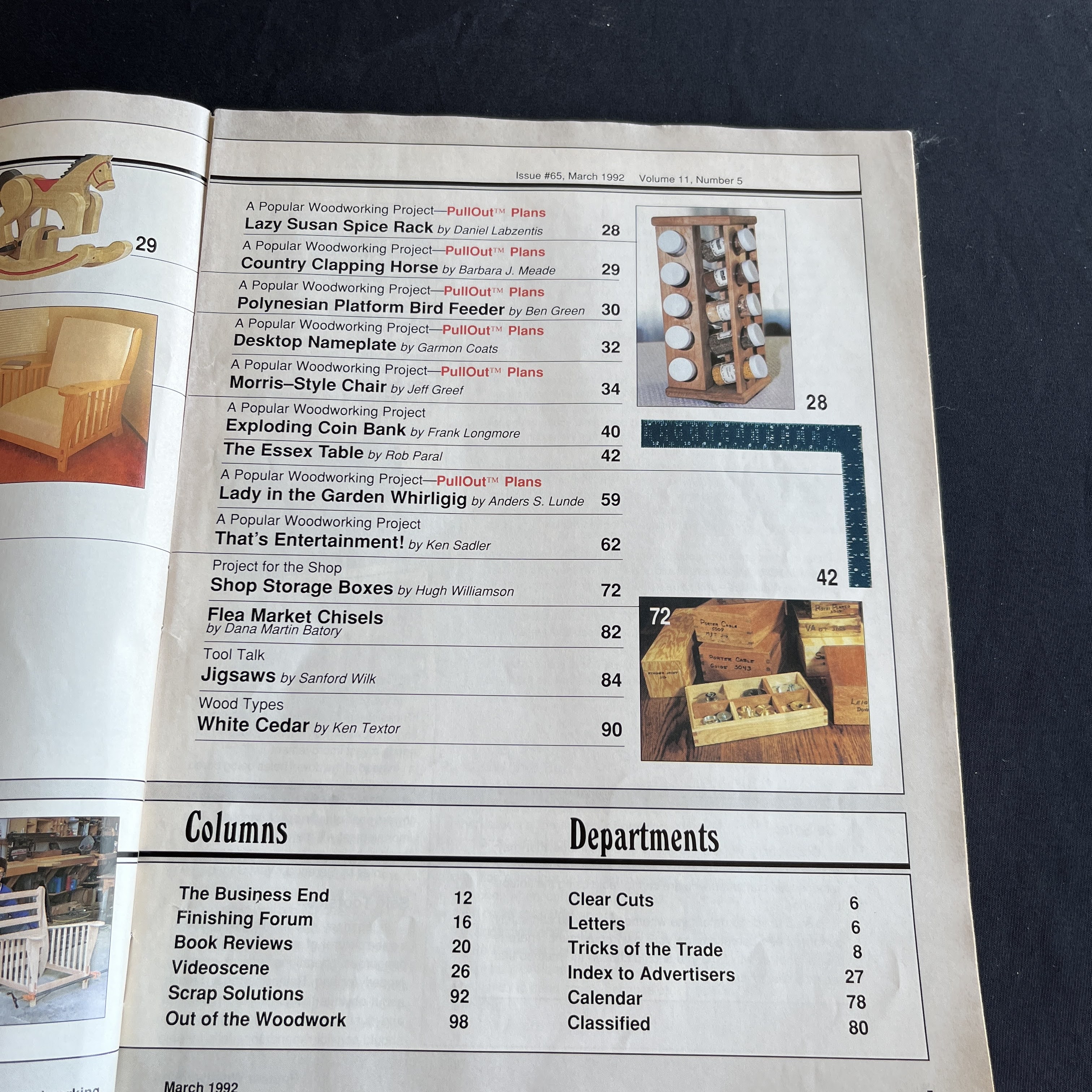 Popular Woodworking Arts and Crafts Chair Issue 65 1992 — image 2