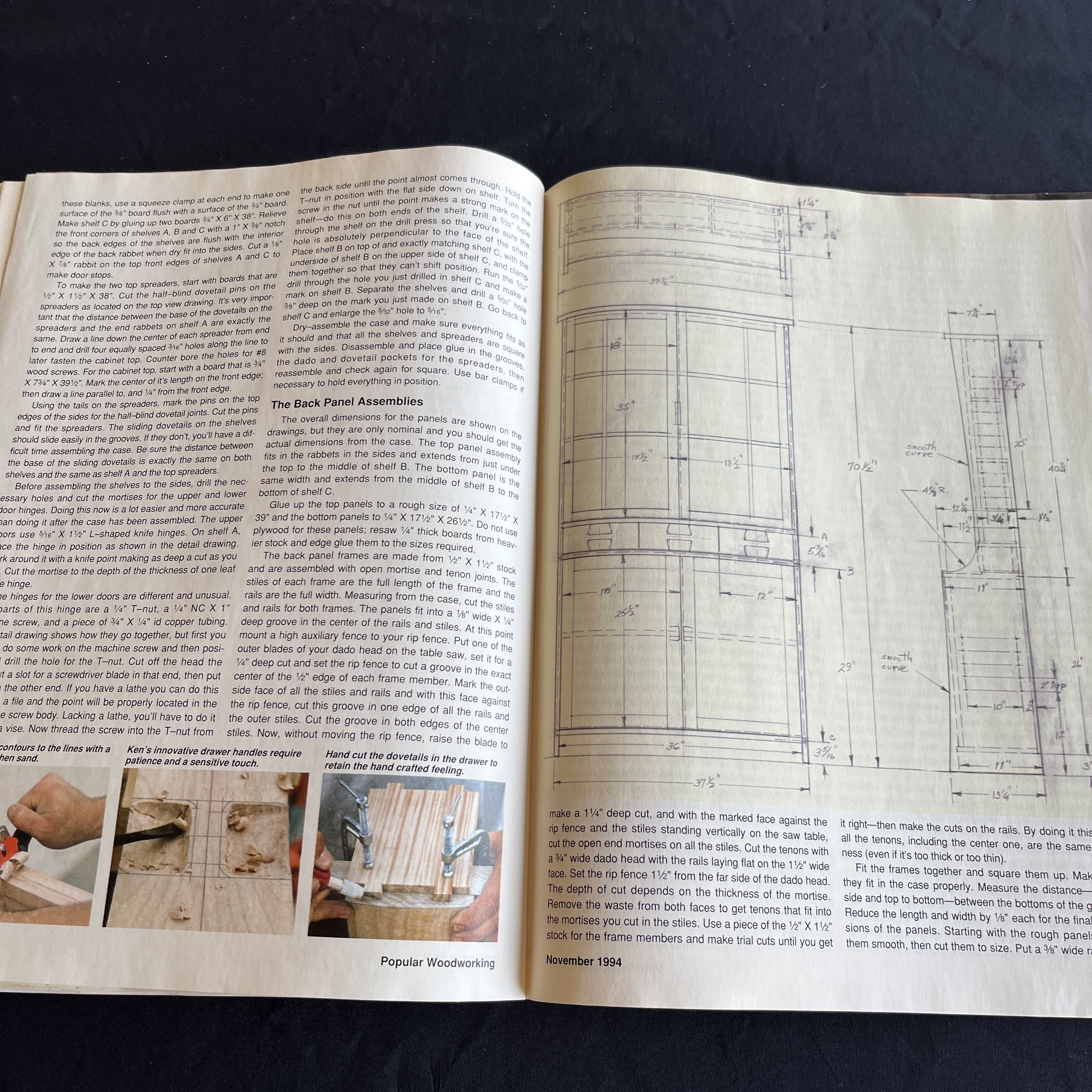 Popular Woodworking Magazine Marimba One Cover Nov 1994 — image 4