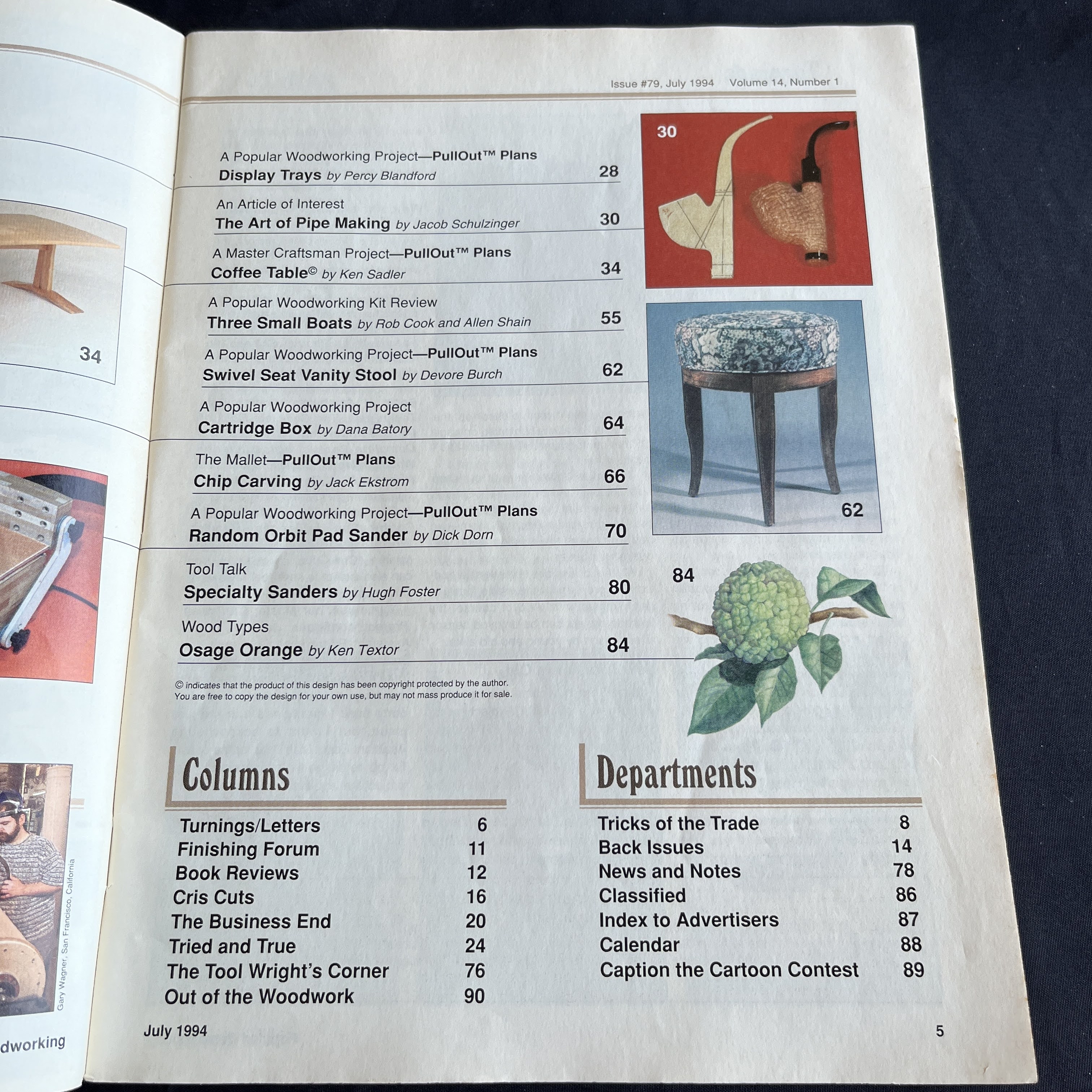 Popular Woodworking Magazine Haas Woodworking July 1994 — image 2