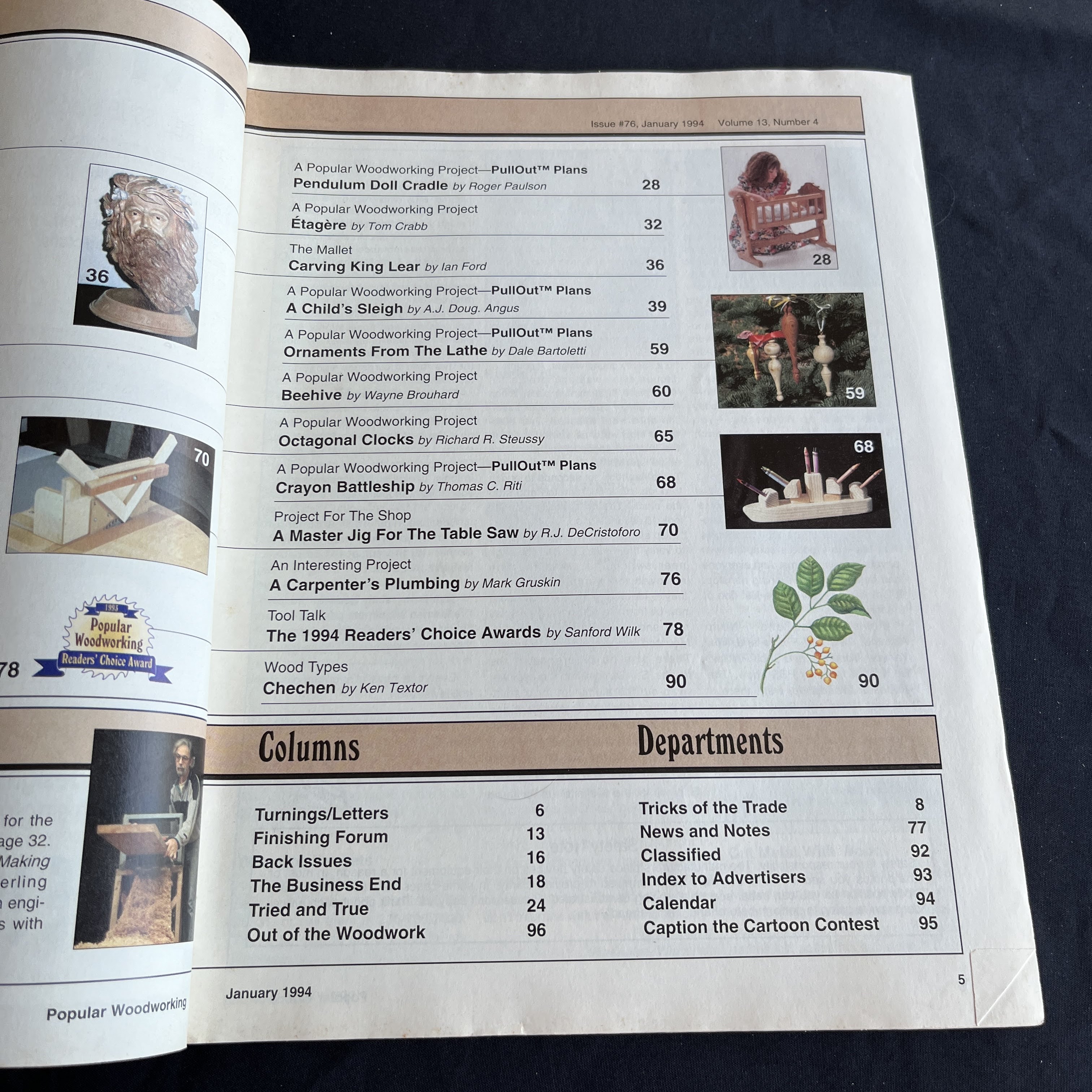 Popular Woodworking, Table Saw Jig, Jan 1994, No. 76 — image 2