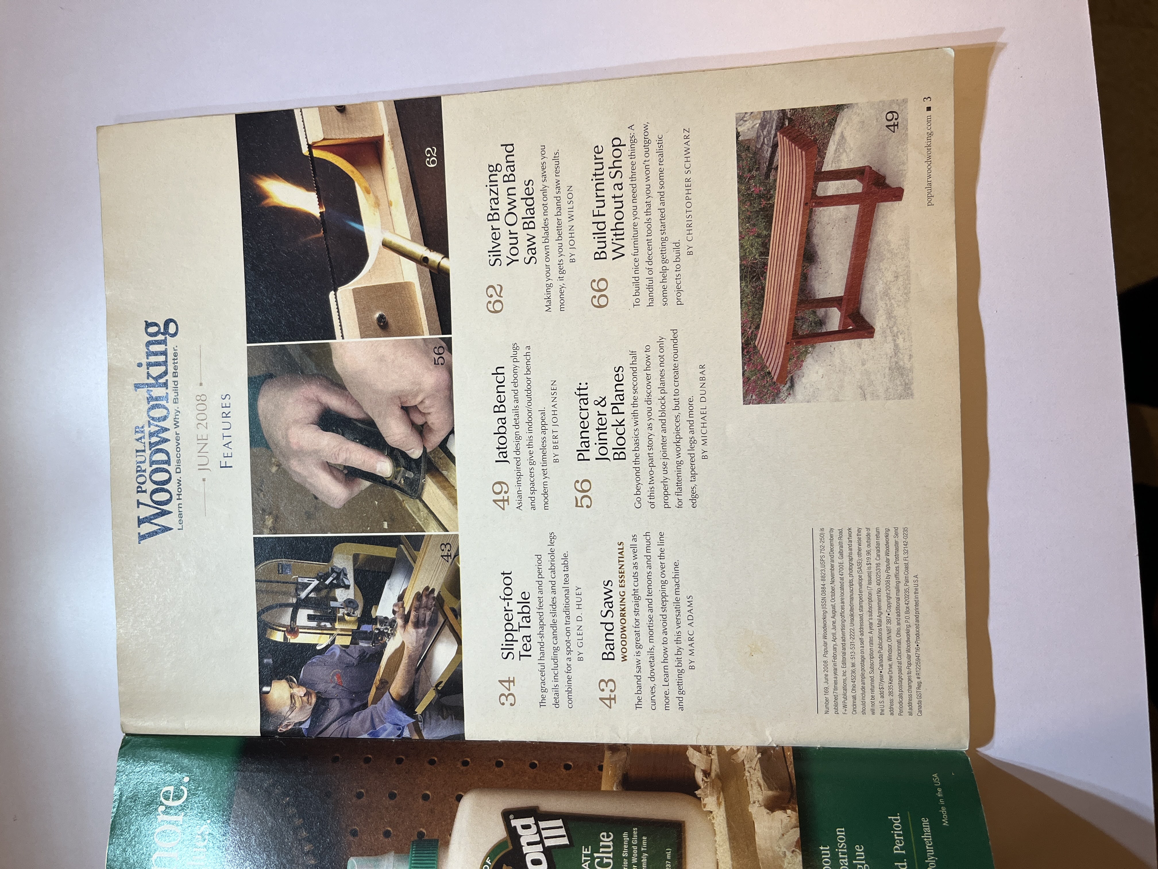 Popular Woodworking Magazine June 2008 Furniture Making — image 2