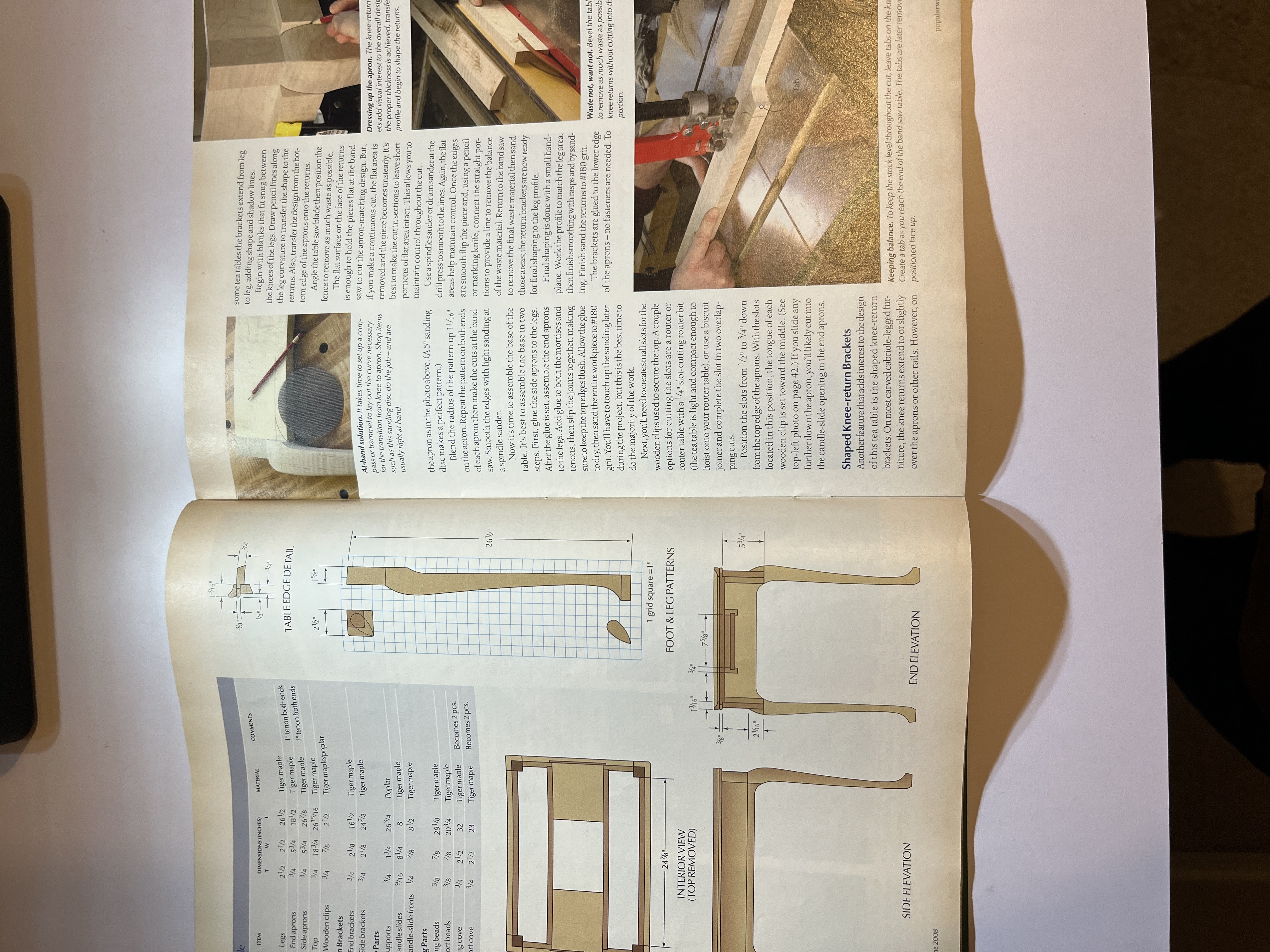 Popular Woodworking Magazine June 2008 Furniture Making — image 3