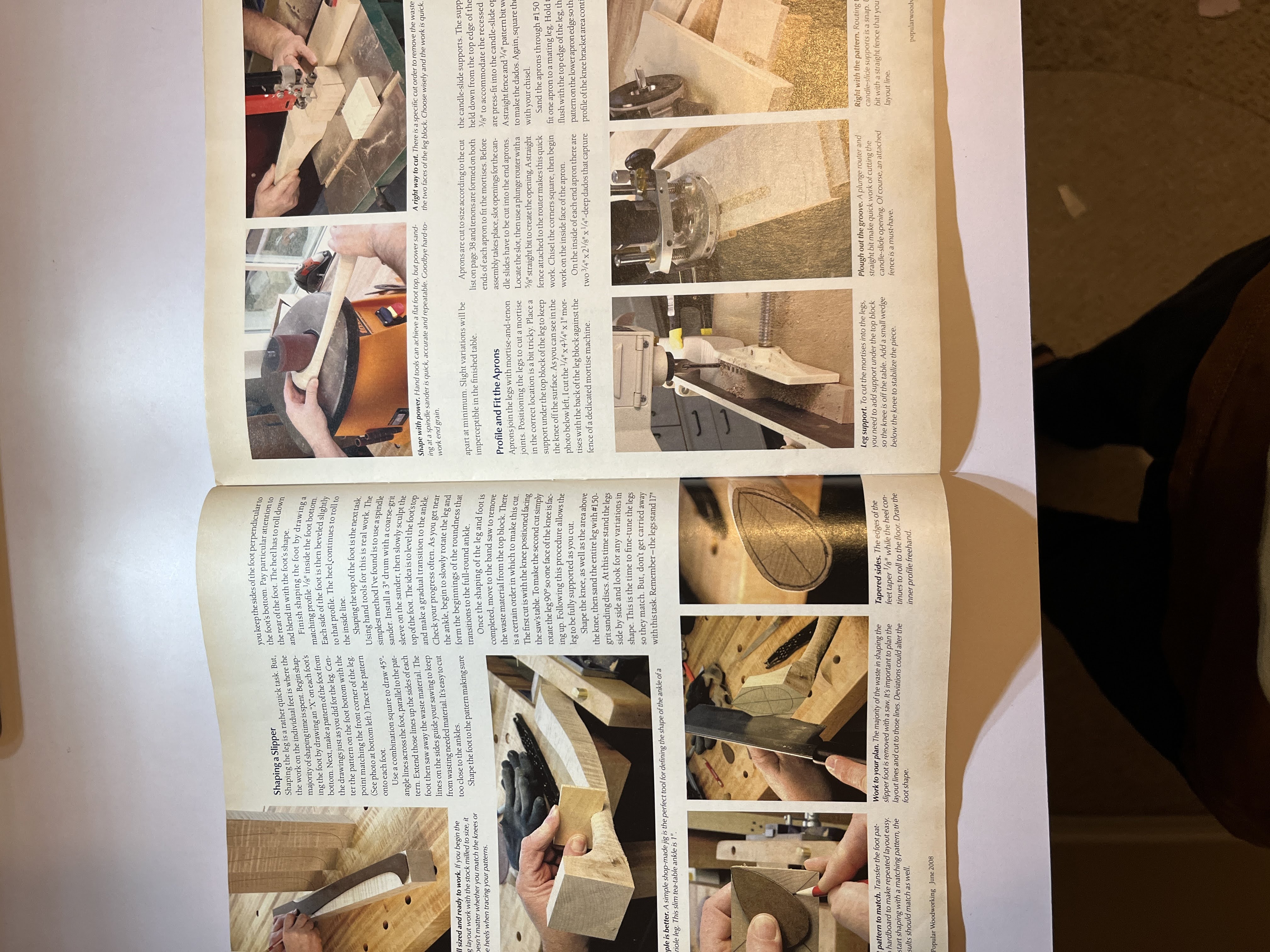 Popular Woodworking Magazine June 2008 Furniture Making — image 4
