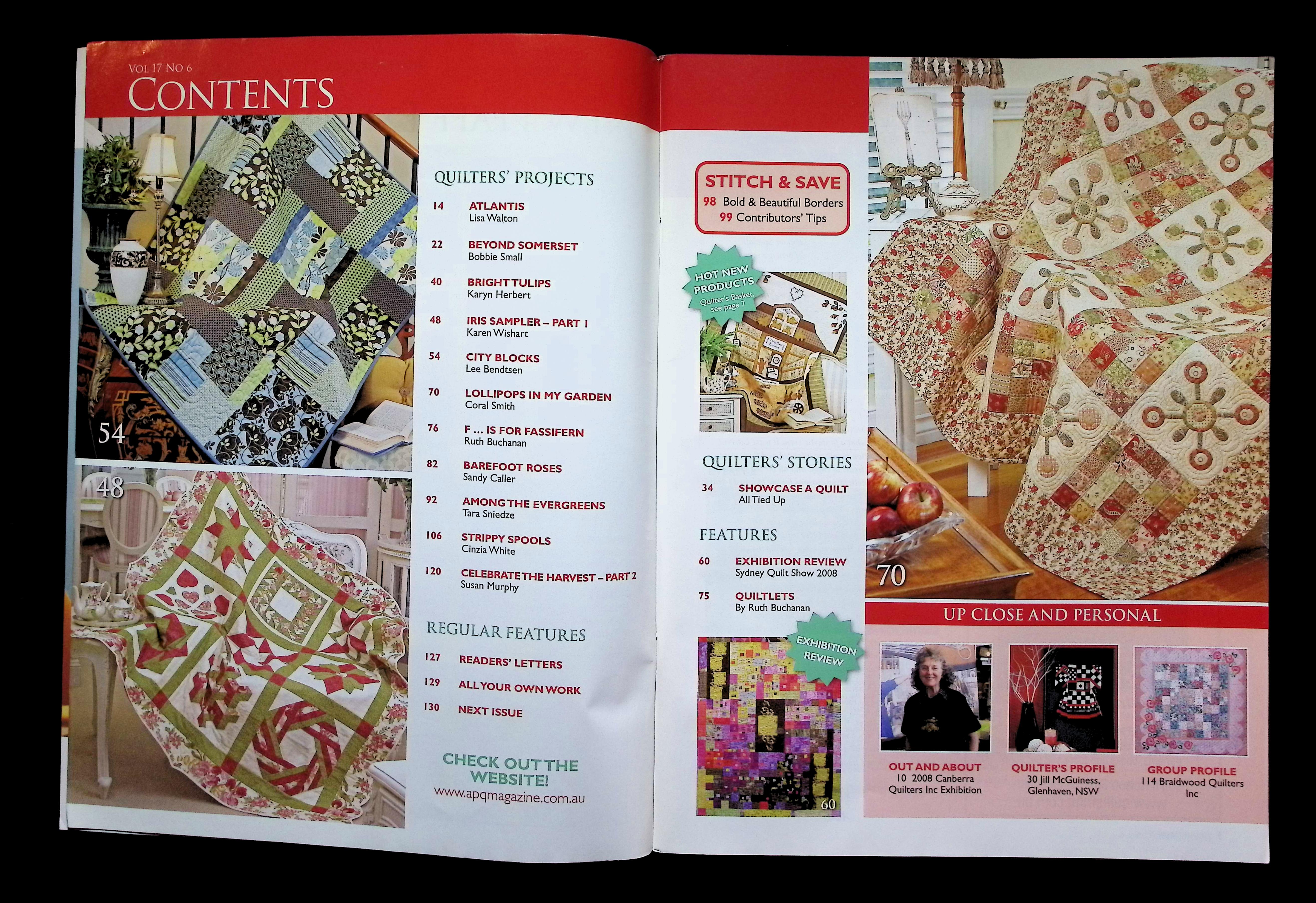Australian Patchwork & Quilting VOL 17 NO 6-11 Dazzling Quilts — image 3