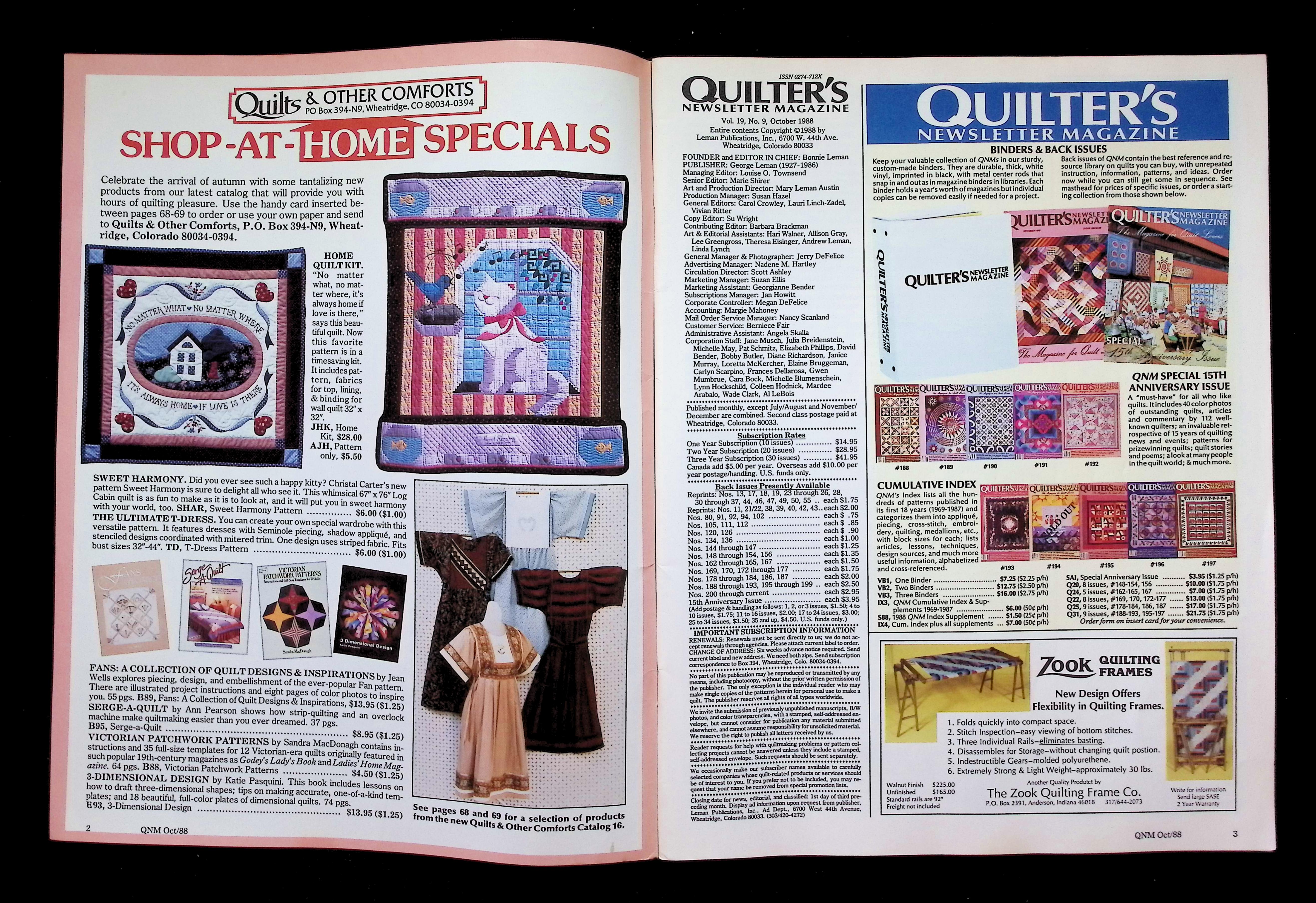 Quilter's Newsletter Magazine — image 3