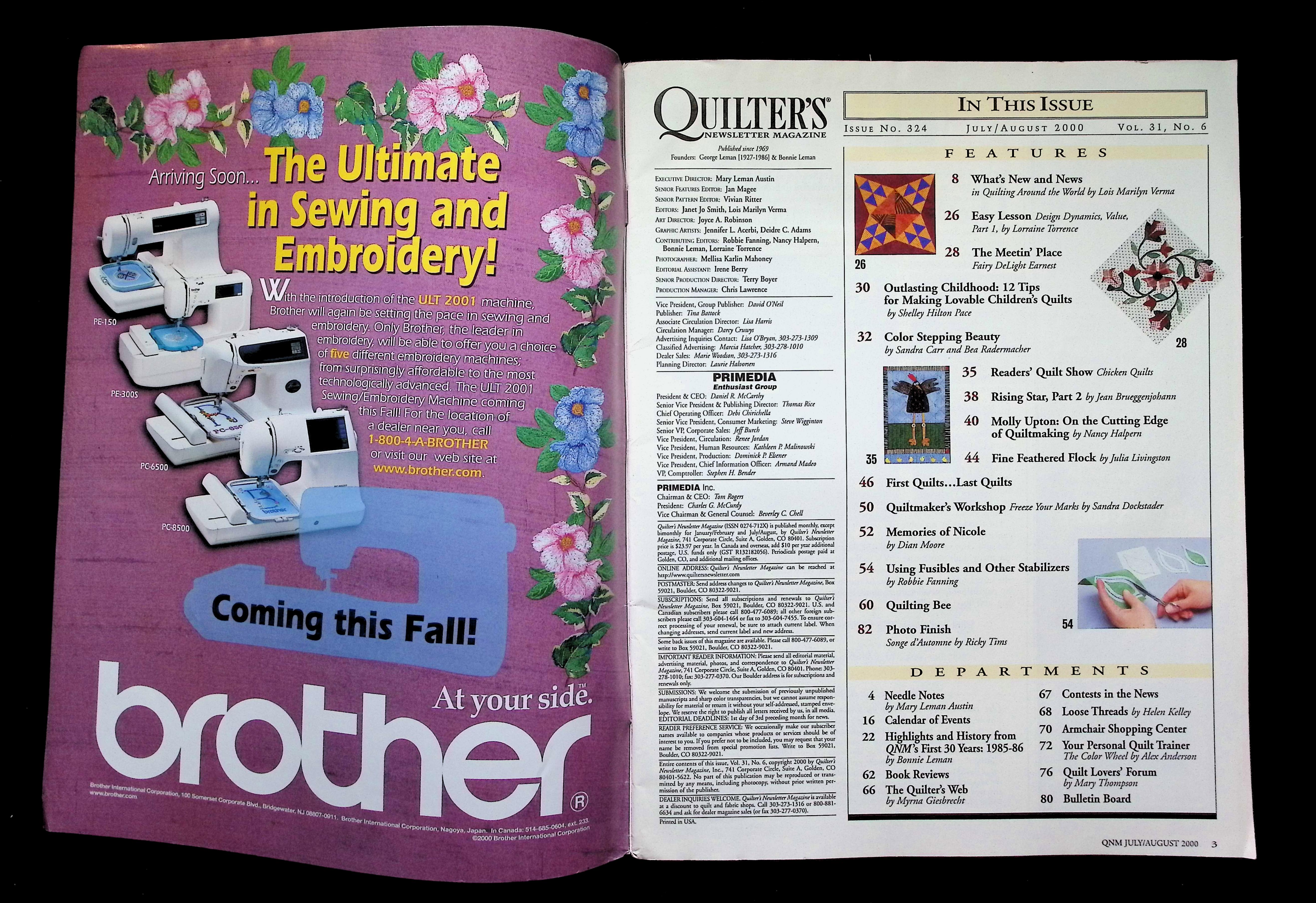Quilter's Newsletter Magazine — image 3