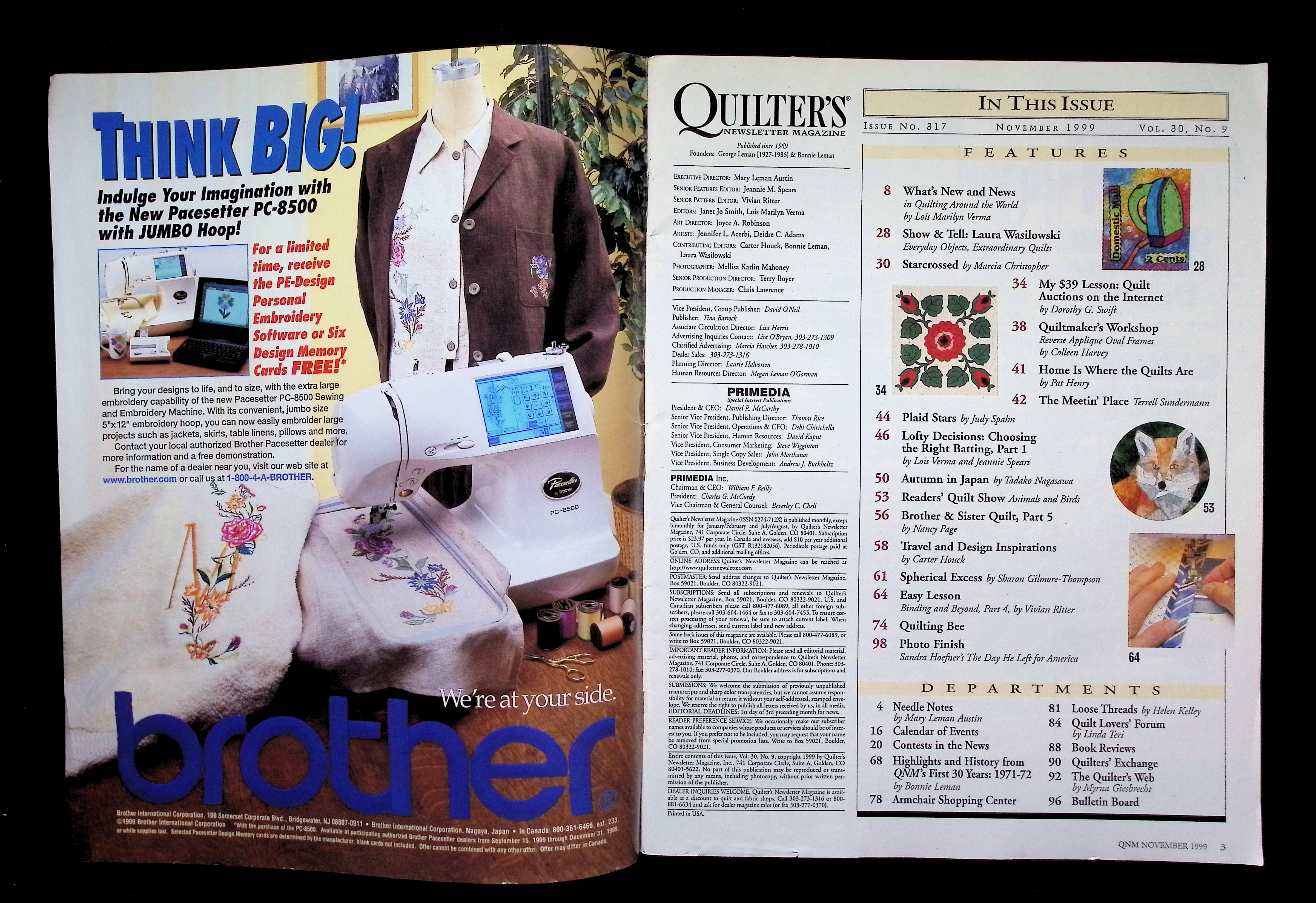 Quilter's Newsletter Magazine — image 3