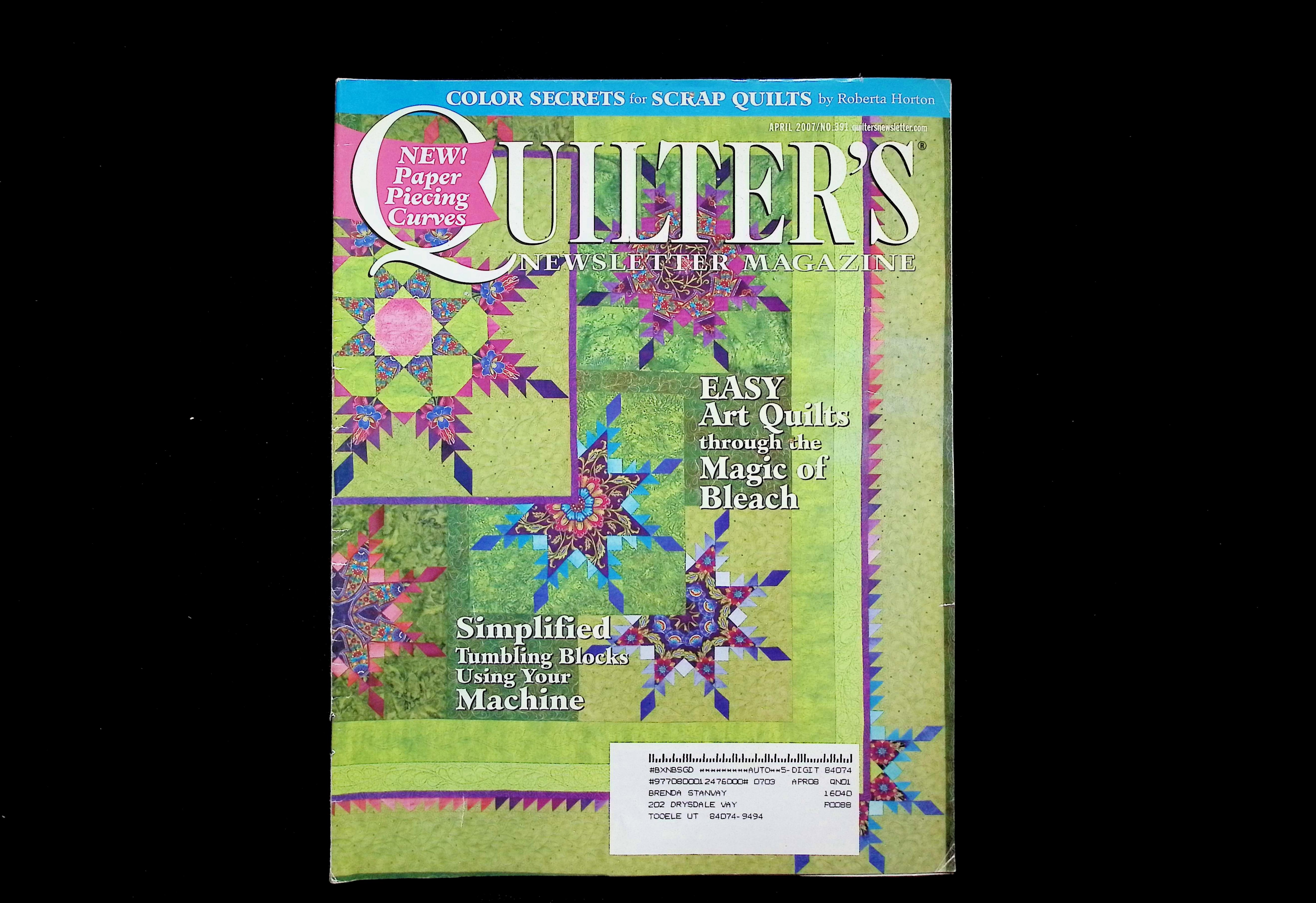 Quilter's Newsletter Magazine