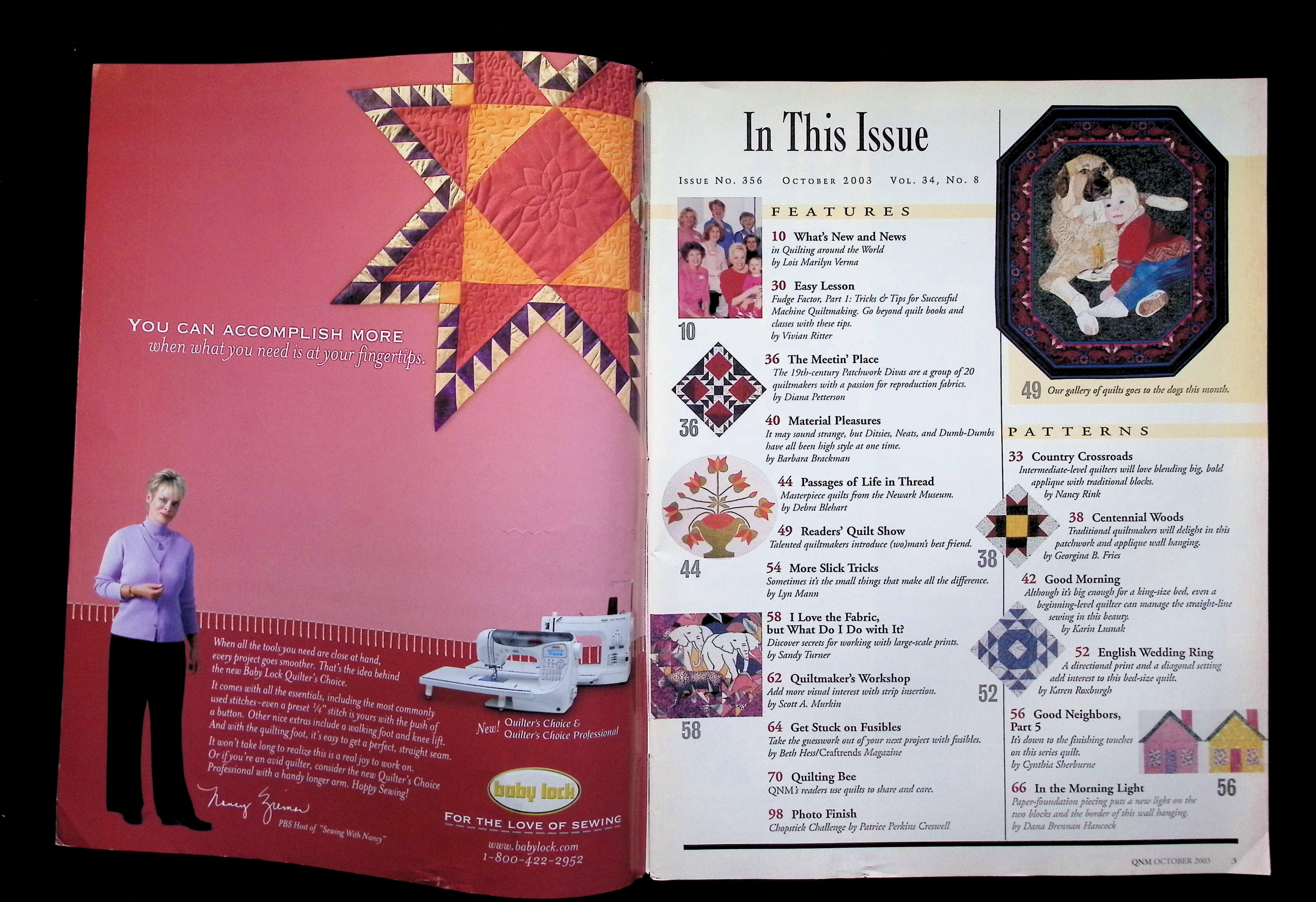 Quilter's Newsletter Magazine — image 3
