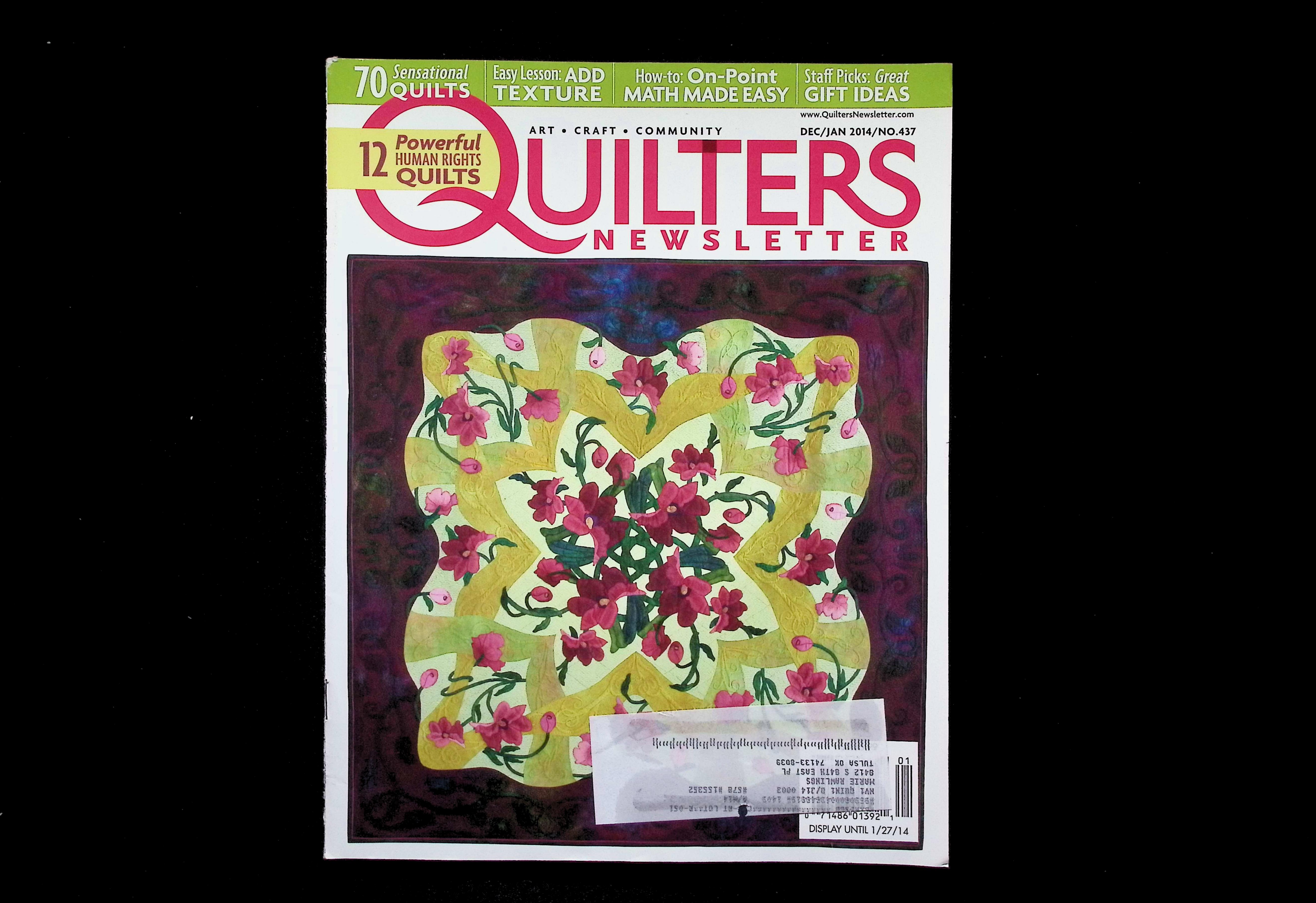 Quilters Newsletter