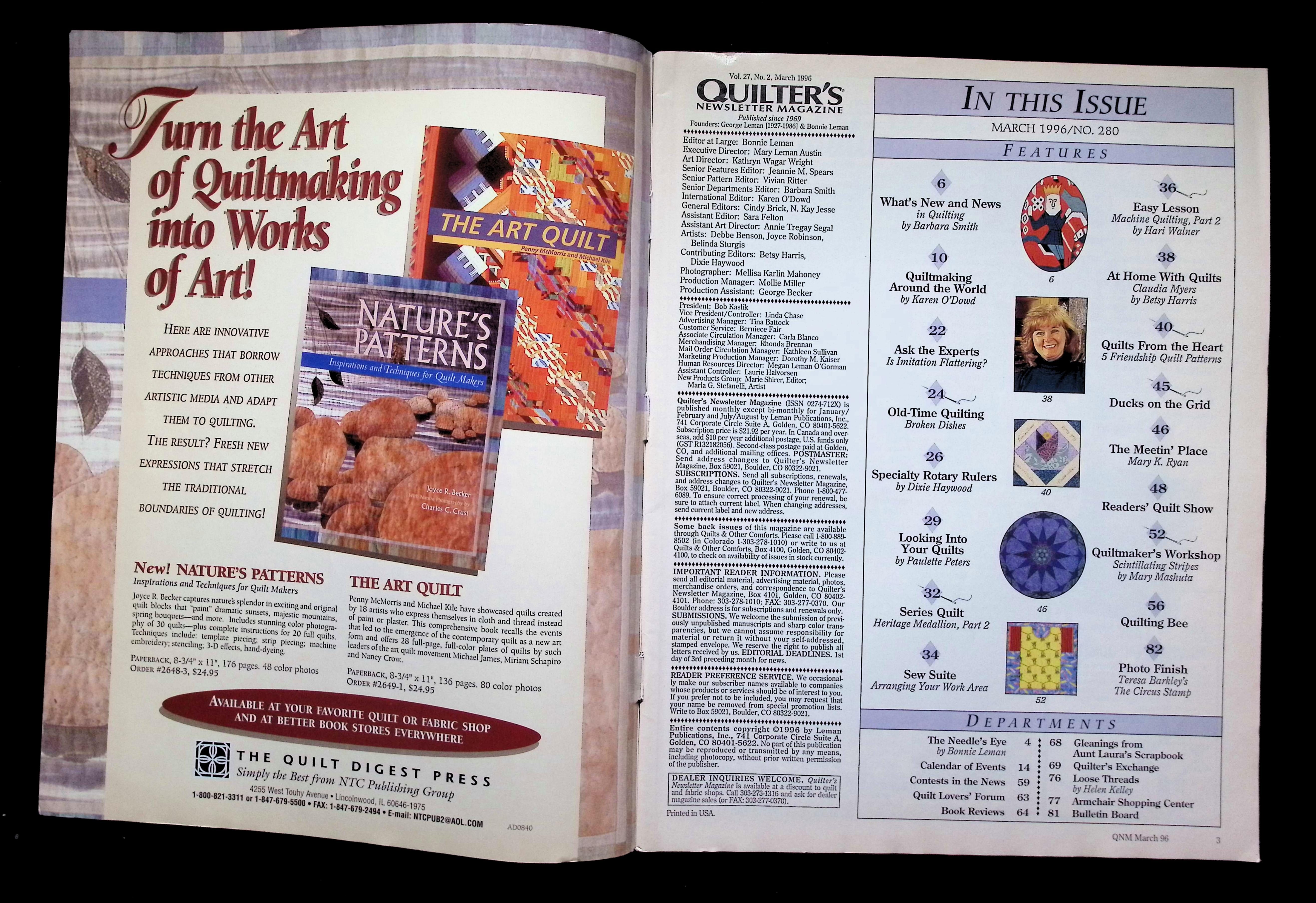 Quilter's Newsletter Magazine — image 3