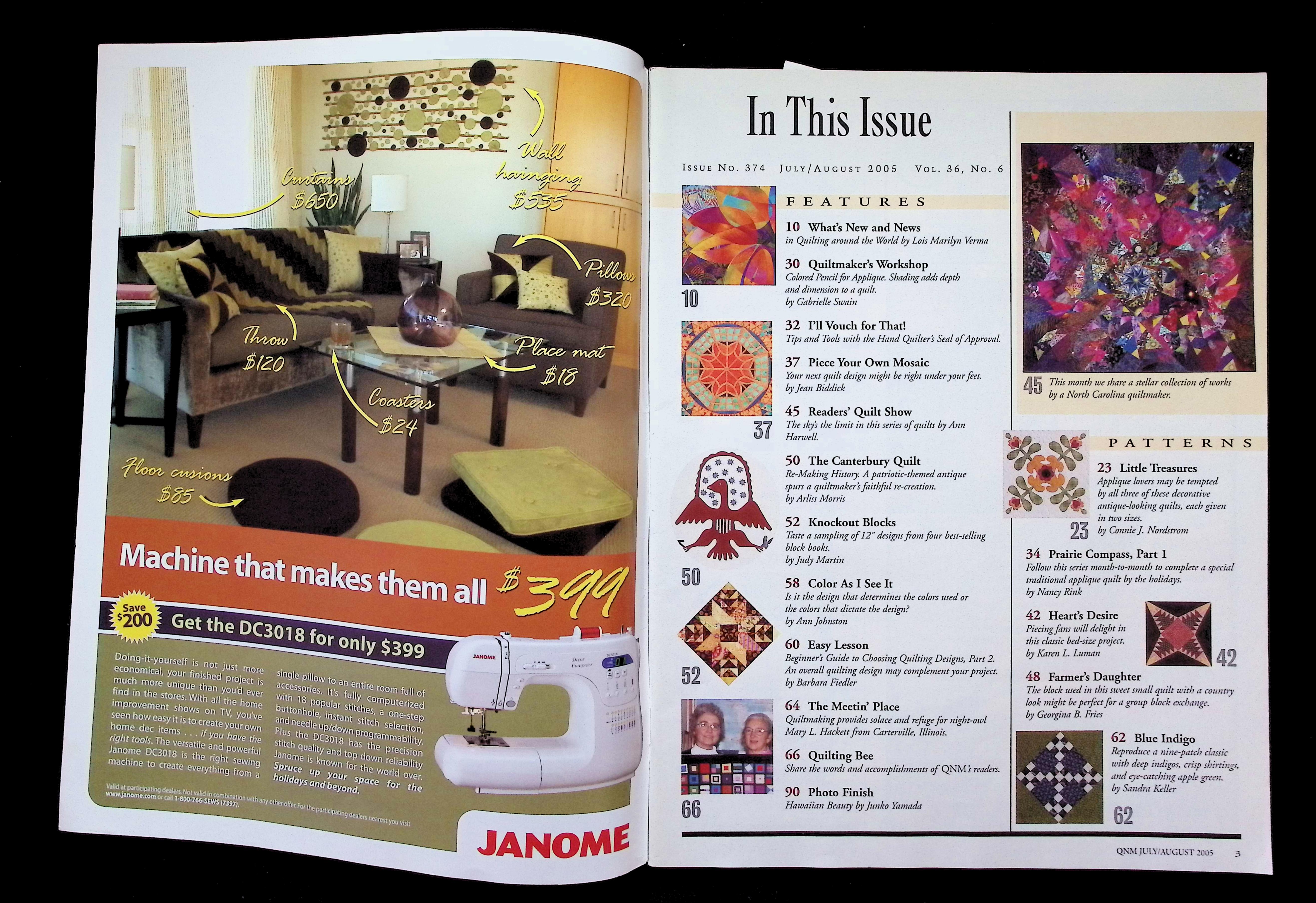 Quilter's Newsletter Magazine — image 3