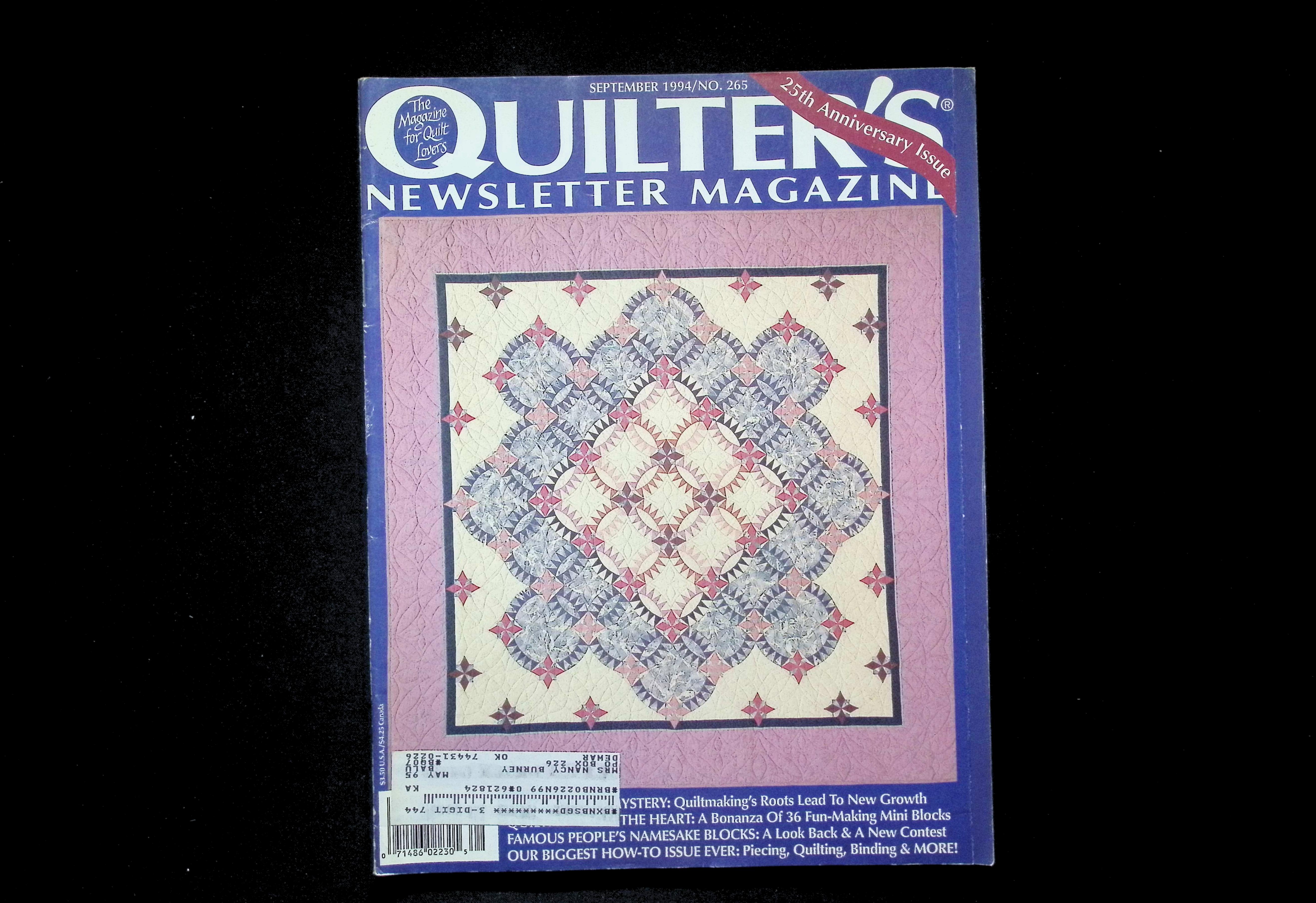 Quilter's Newsletter Magazine