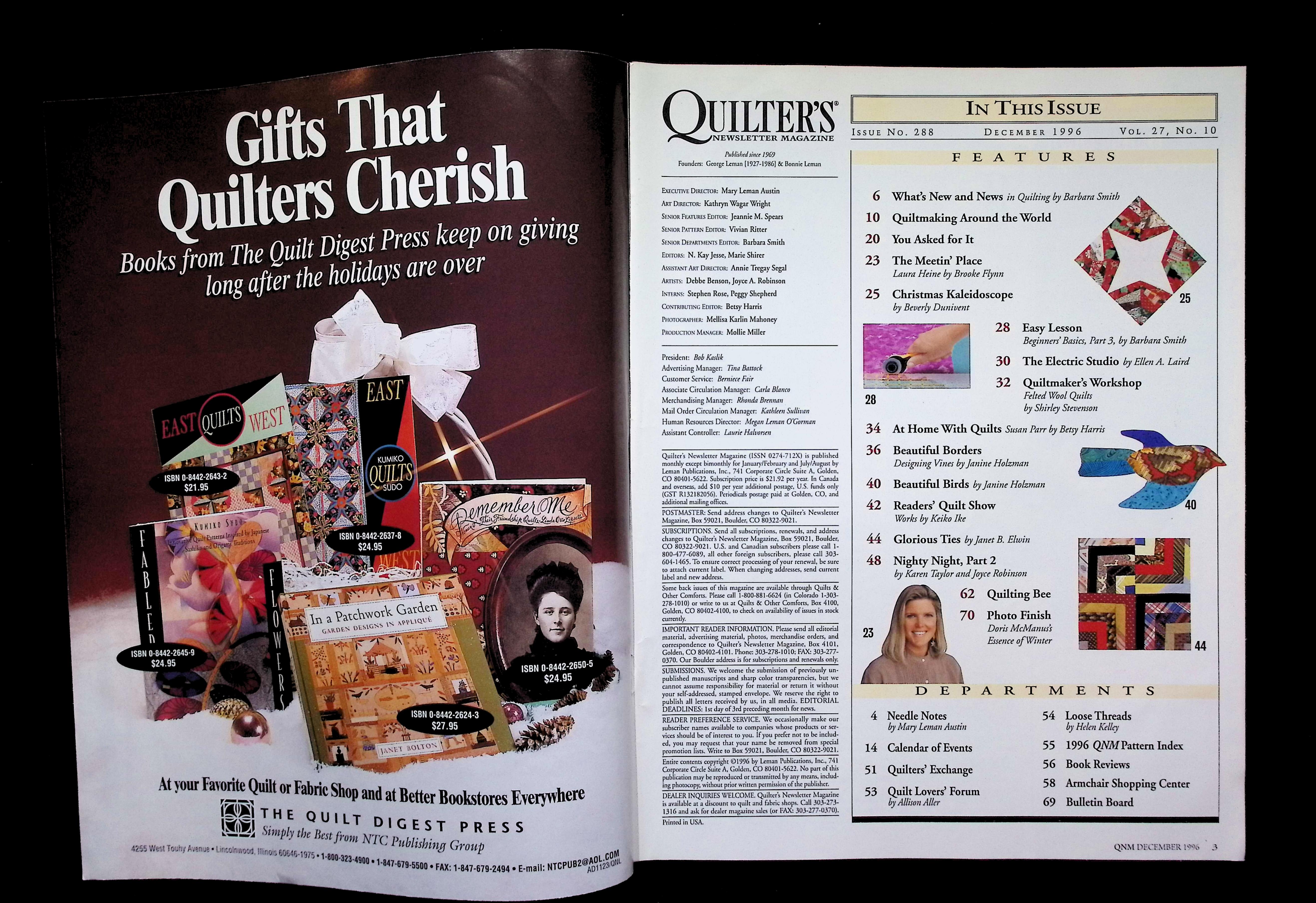 Quilter's Newsletter Magazine — image 3