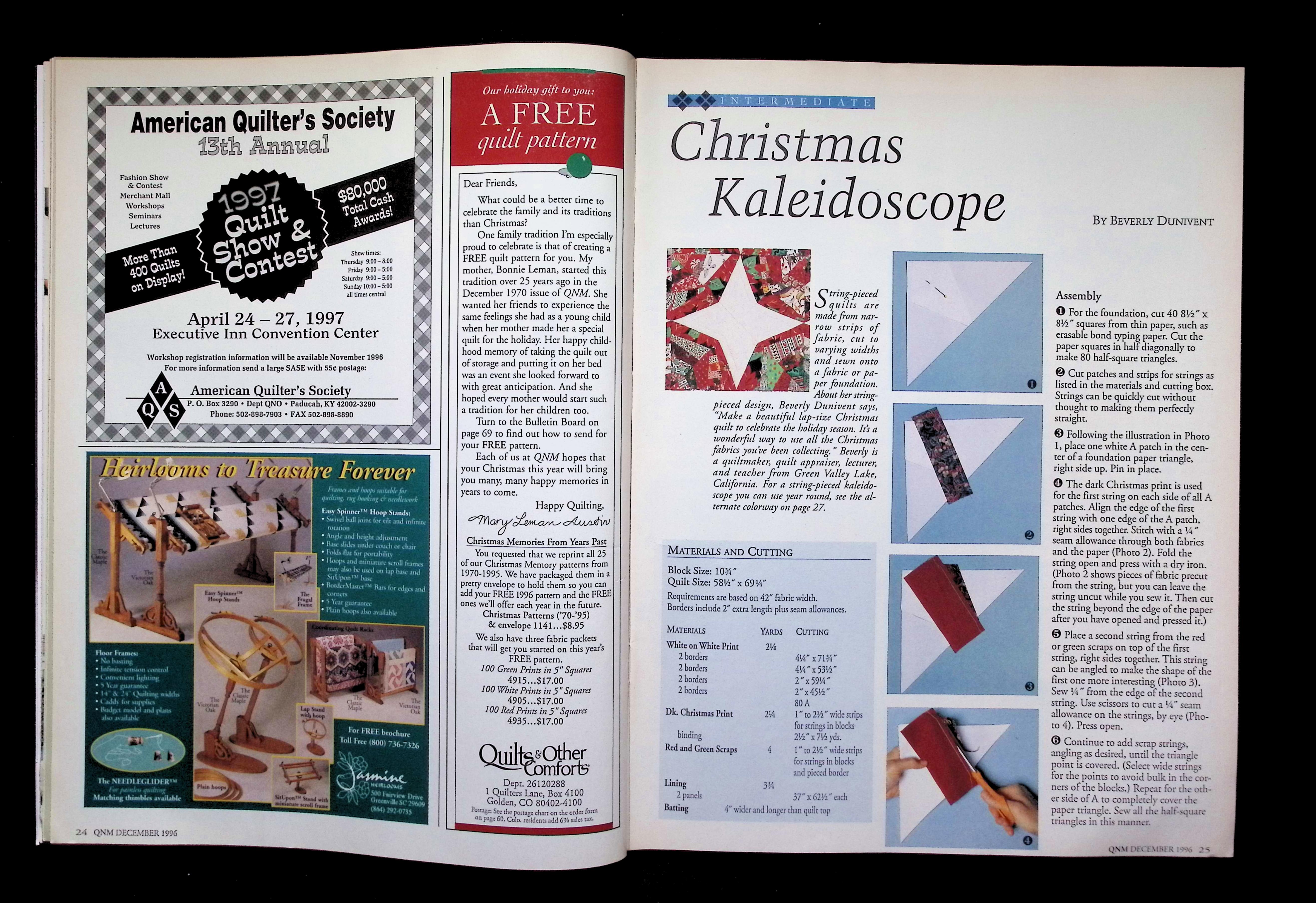 Quilter's Newsletter Magazine — image 4