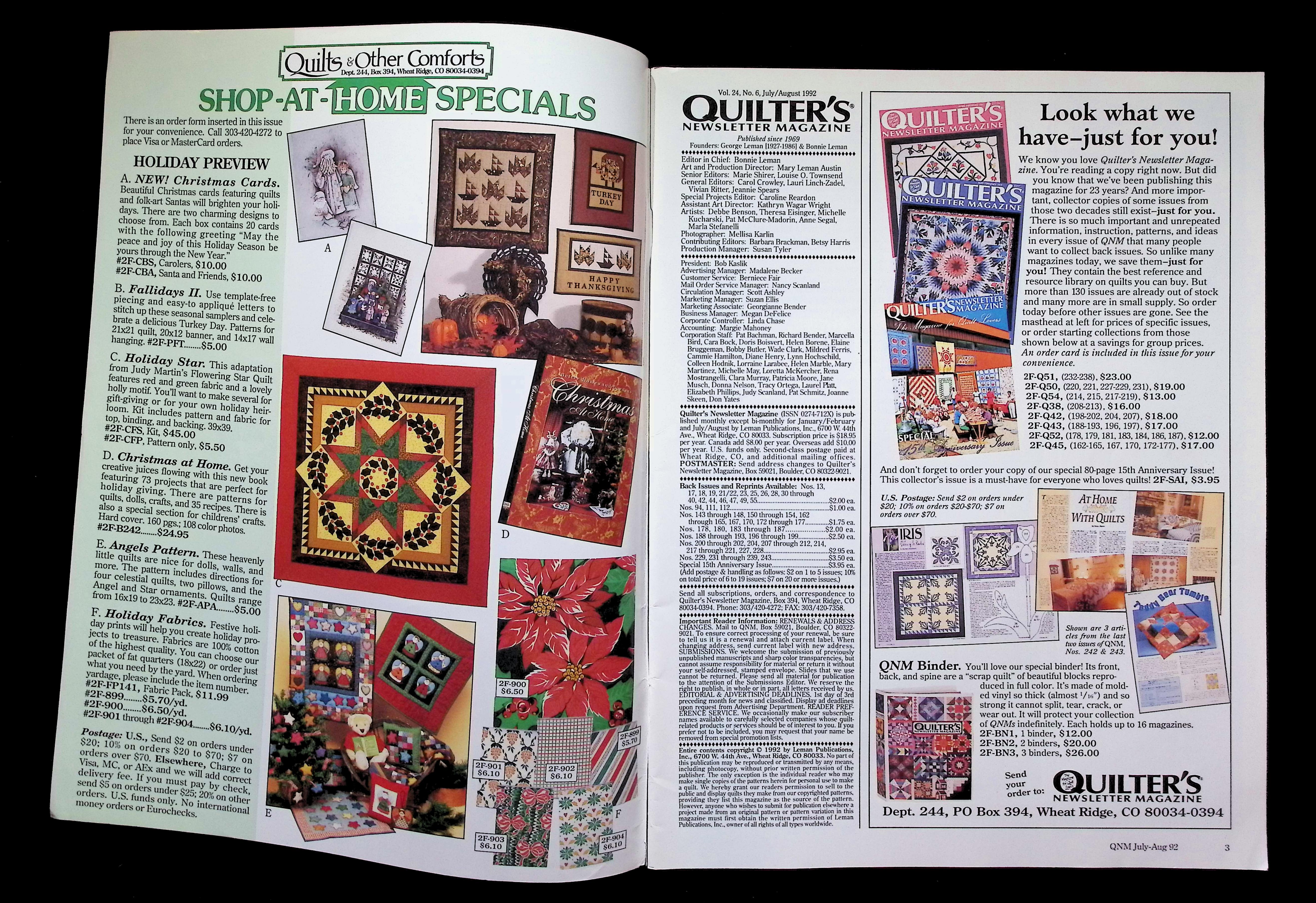 Quilter's Newsletter Magazine — image 3