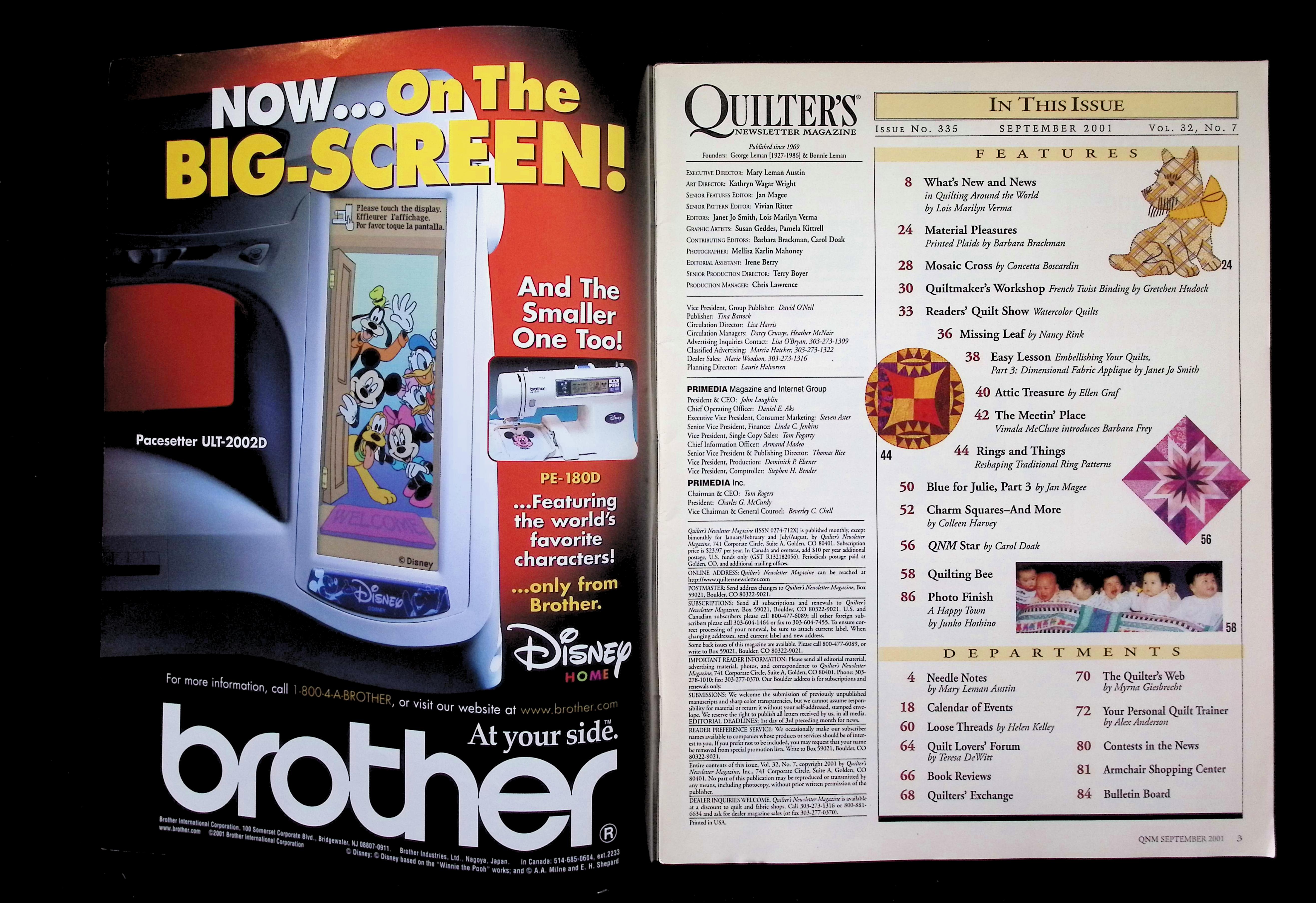 Quilter's Newsletter Magazine — image 3