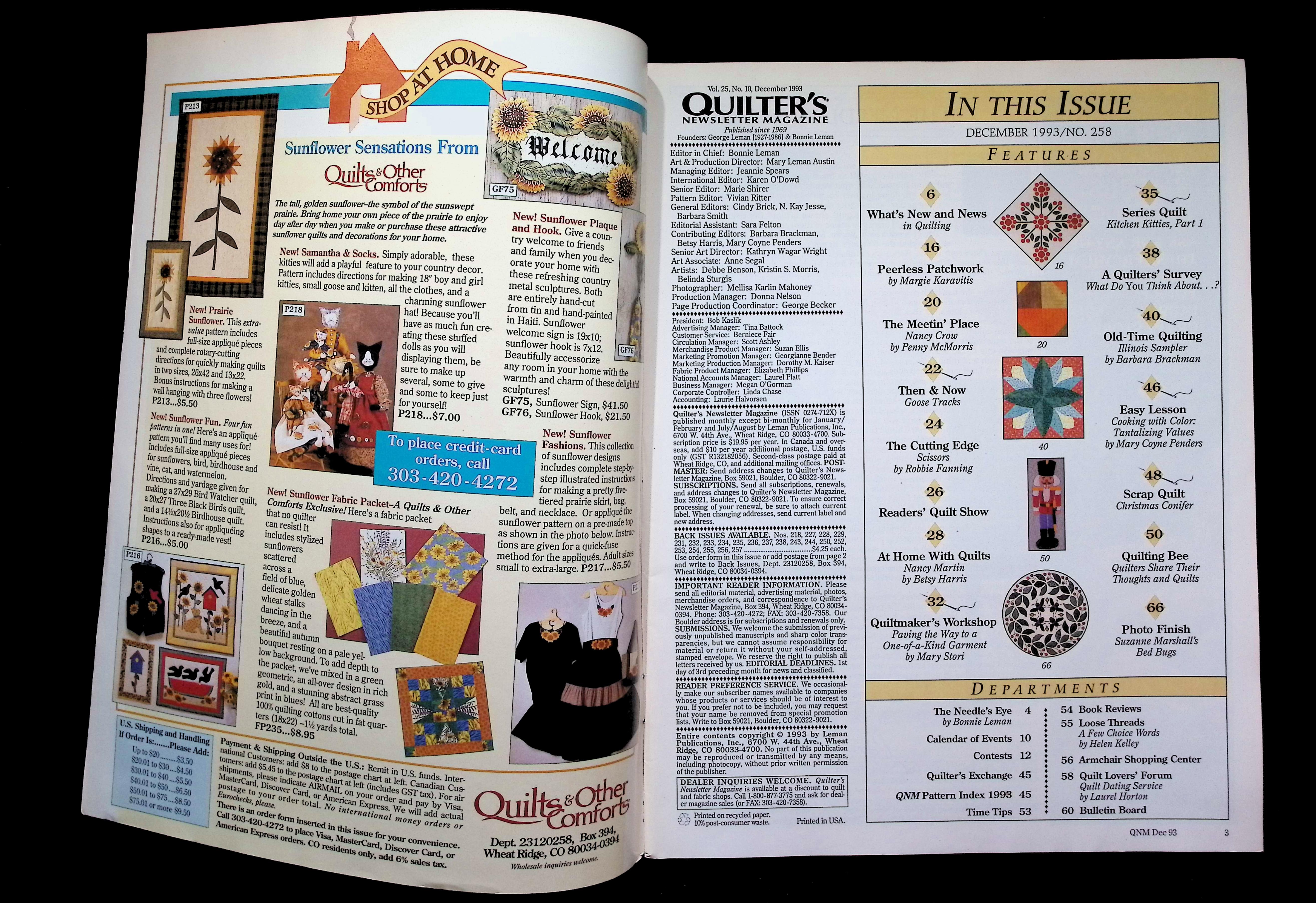 Quilter's Newsletter Magazine — image 3