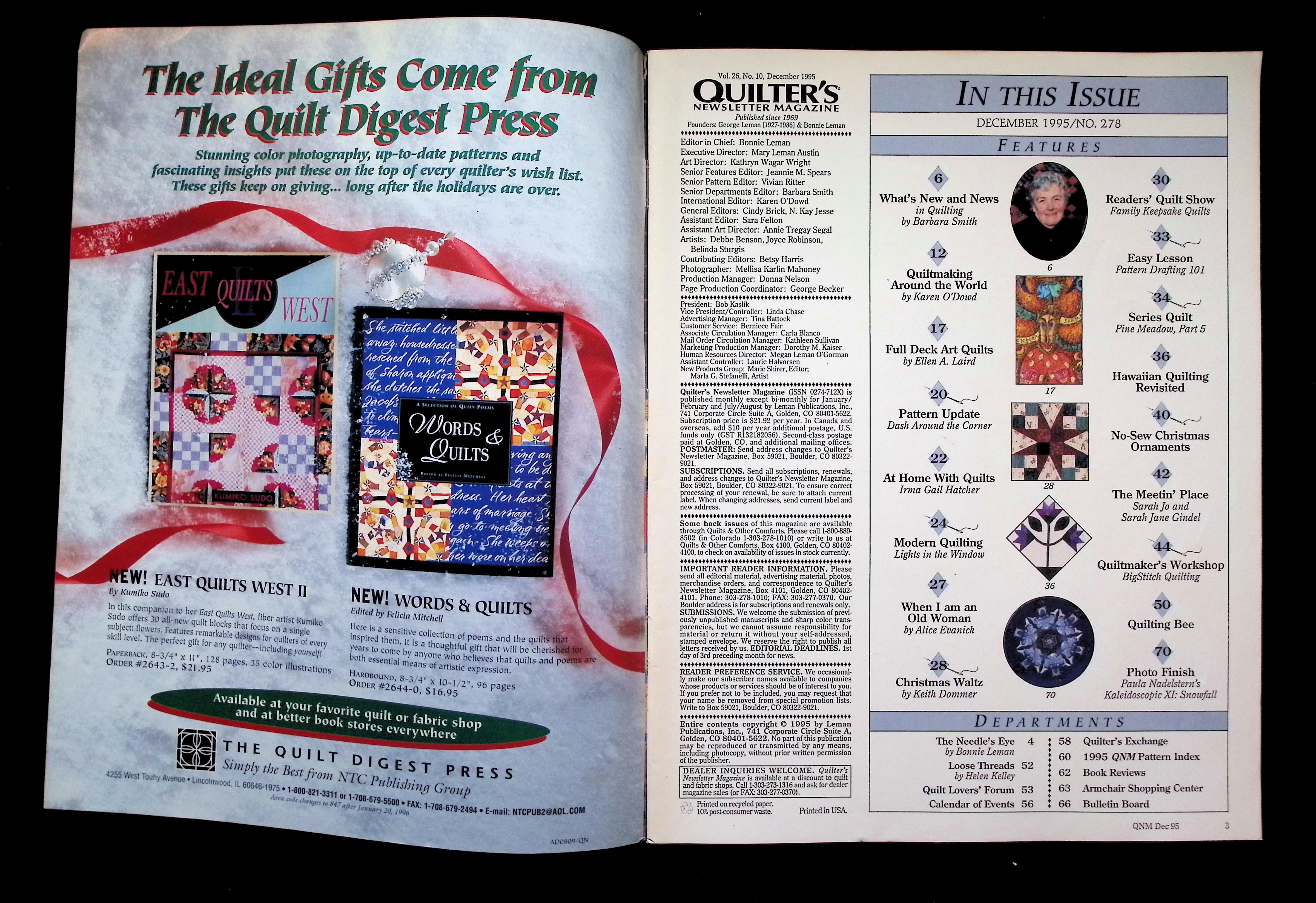 Quilter's Newsletter Magazine — image 3