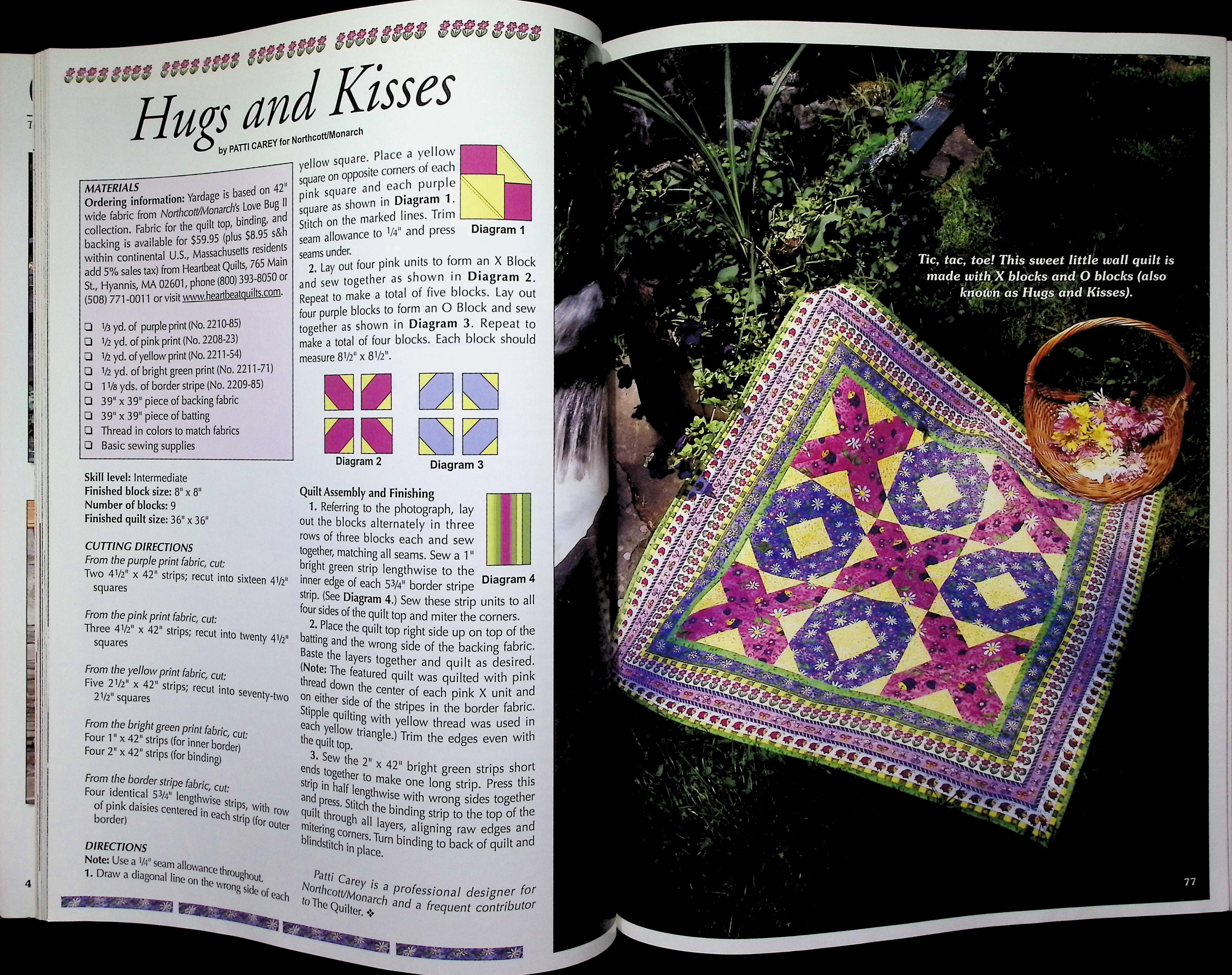 The Quilter Magazine Nov 2003, Autumn Quilt Cover — image 4