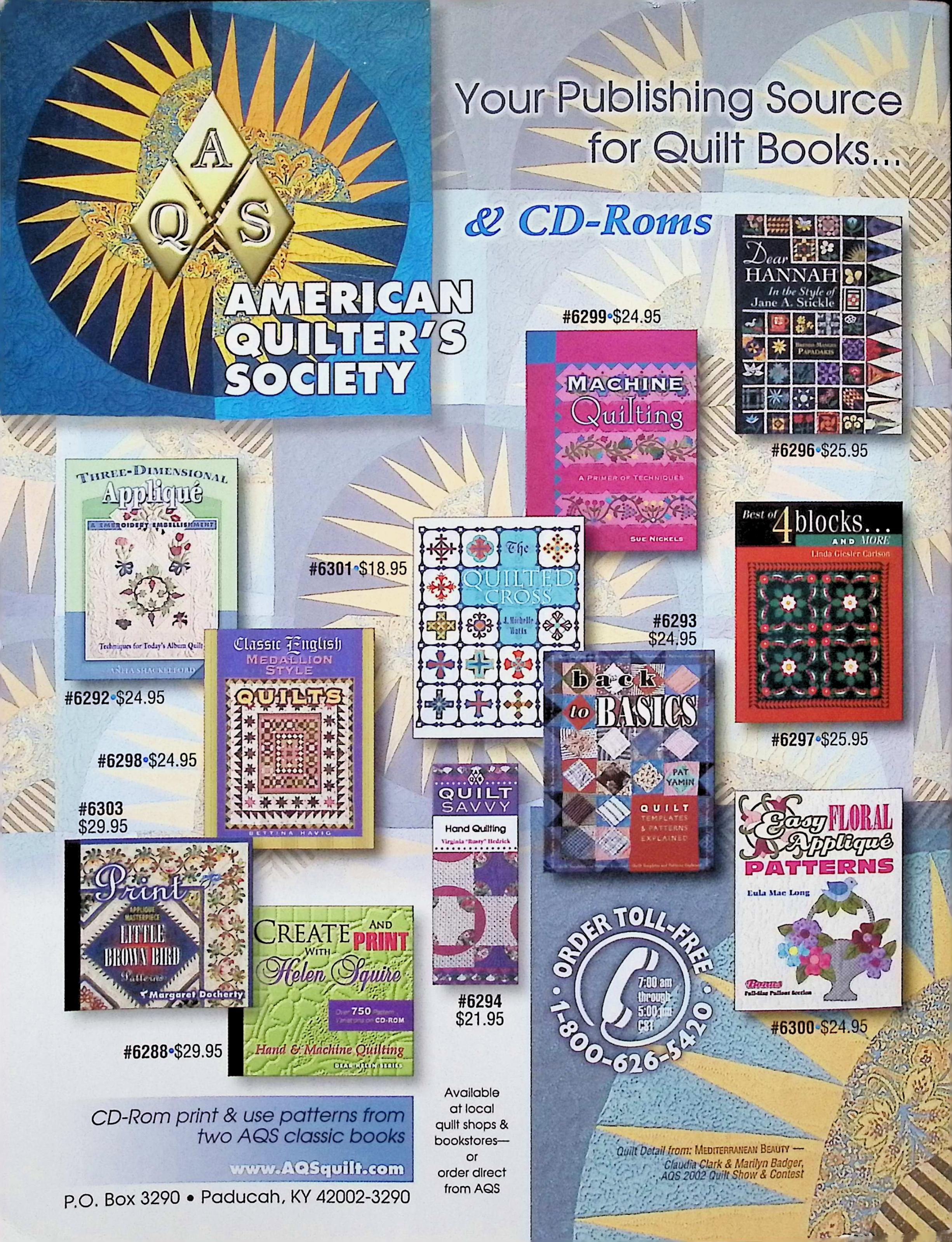 The Quilter Magazine Nov 2003, Autumn Quilt Cover — image 5