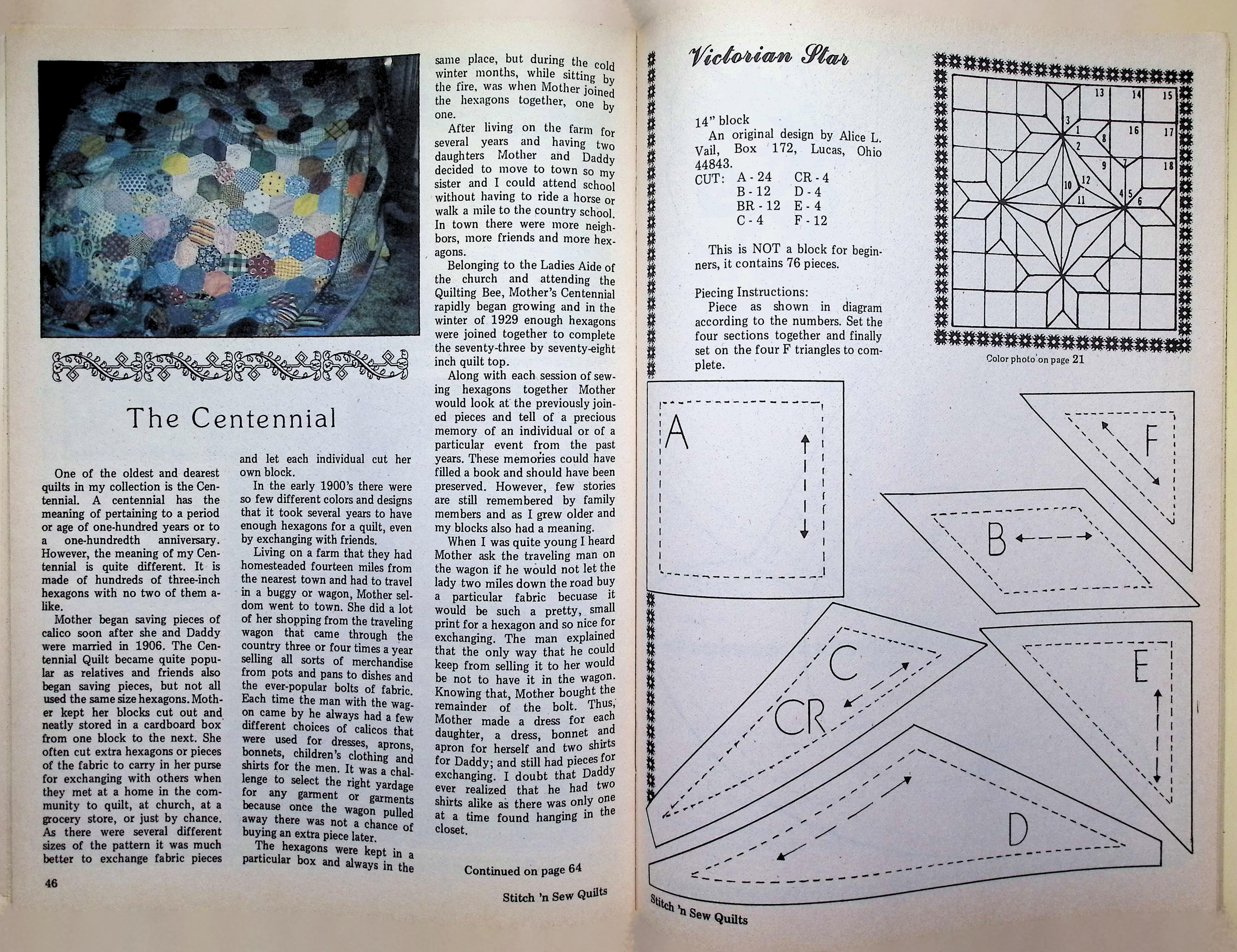 Stitch'n Sew Quilts Christmas Annual 1984 | Xmas Patterns — image 3