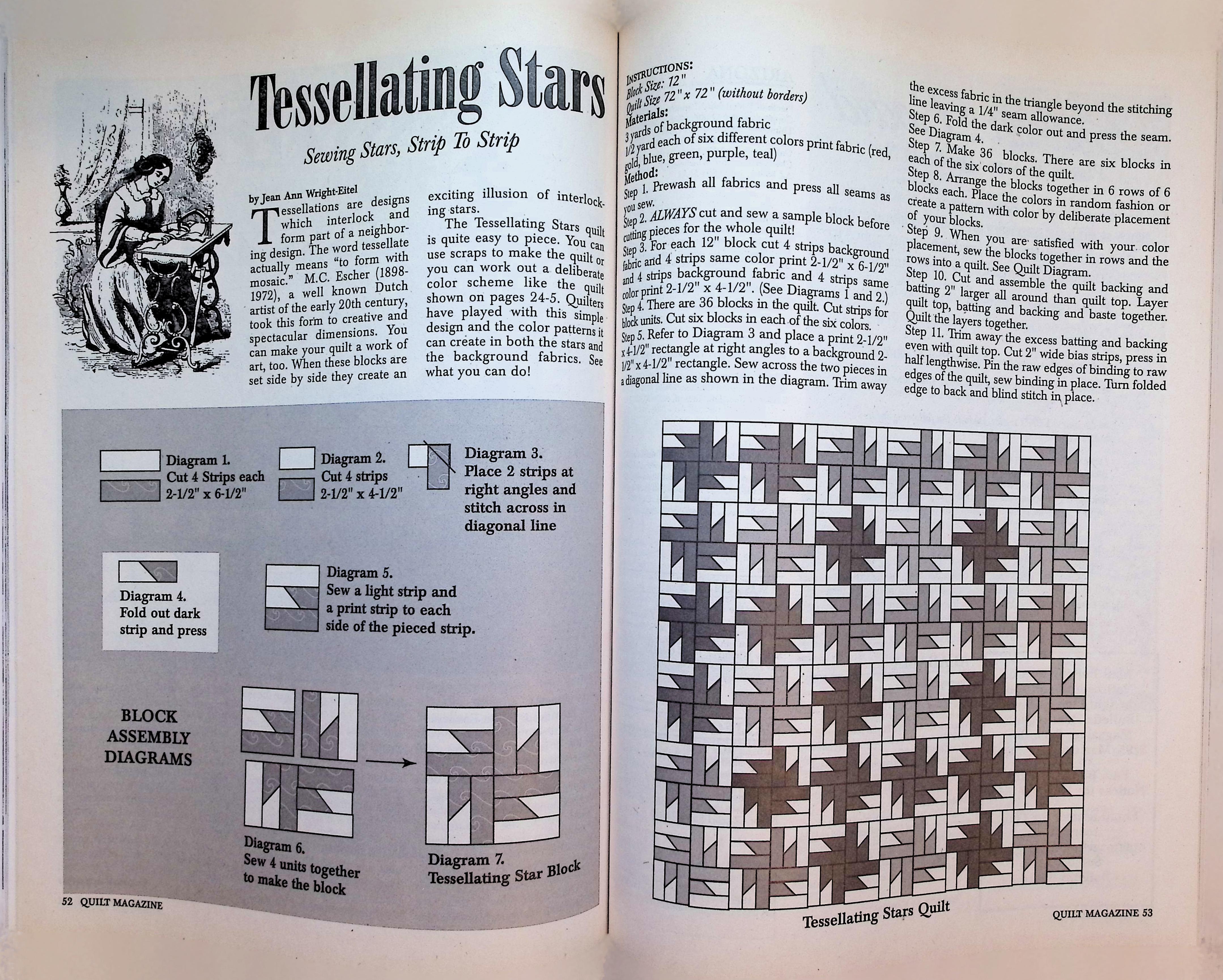 Quilt Magazine Spring 2001 Fan Quilt Variation Cover — image 2
