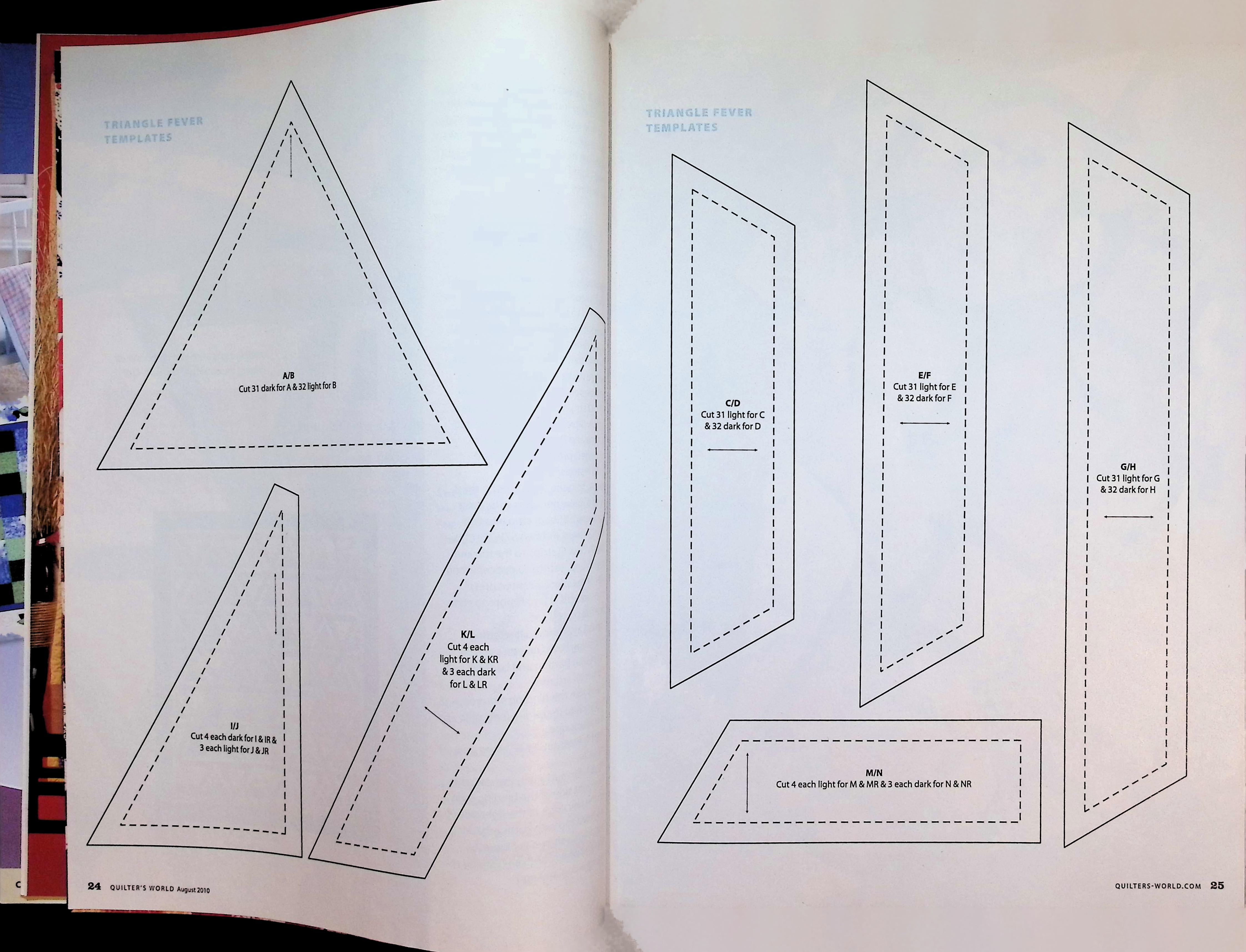 Quilter's World Magazine Red Delicious Quilt Aug 2010 — image 3