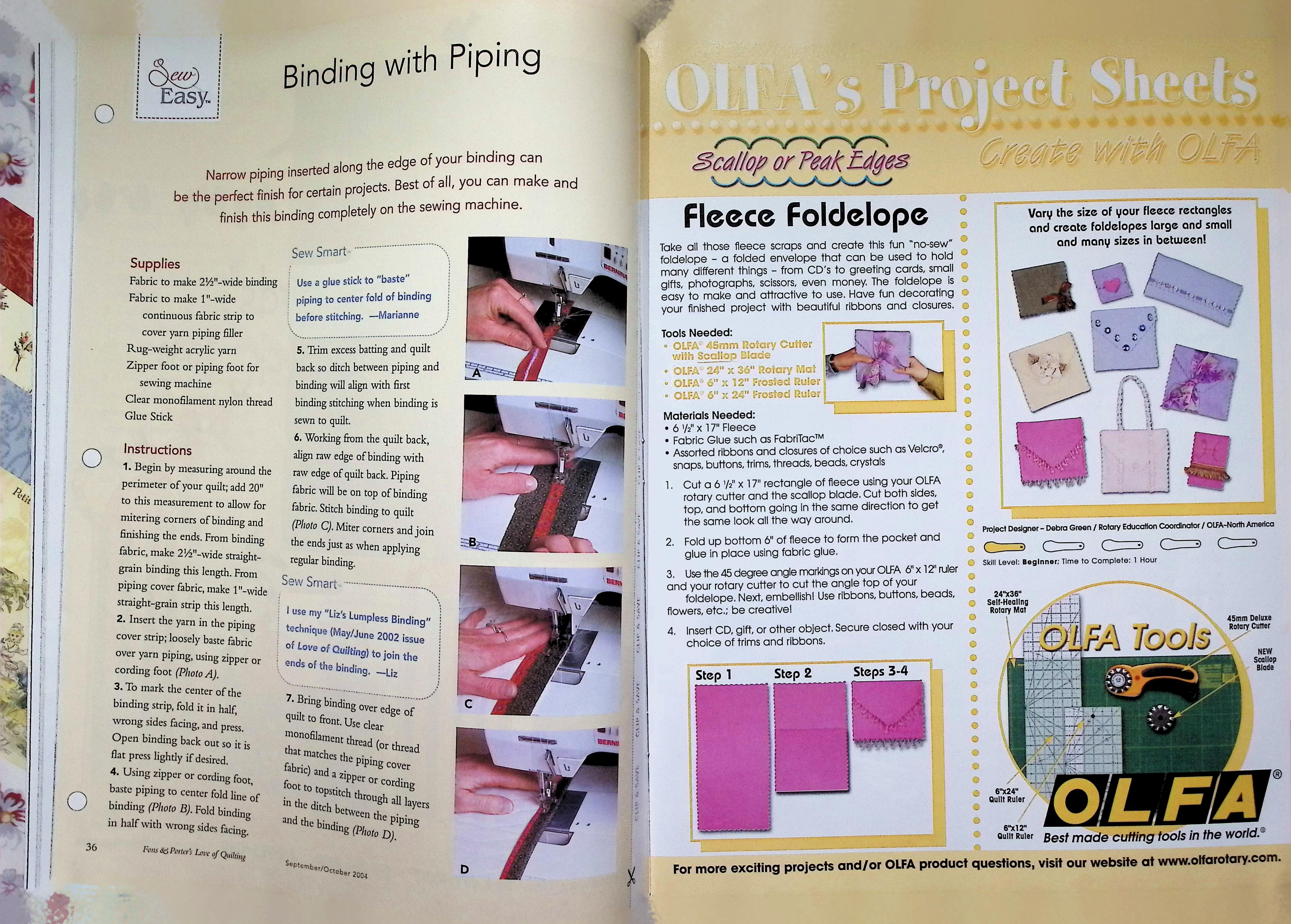 Love of Quilting Mag Log Cabin Quilt Ricky Tims 2004 — image 3