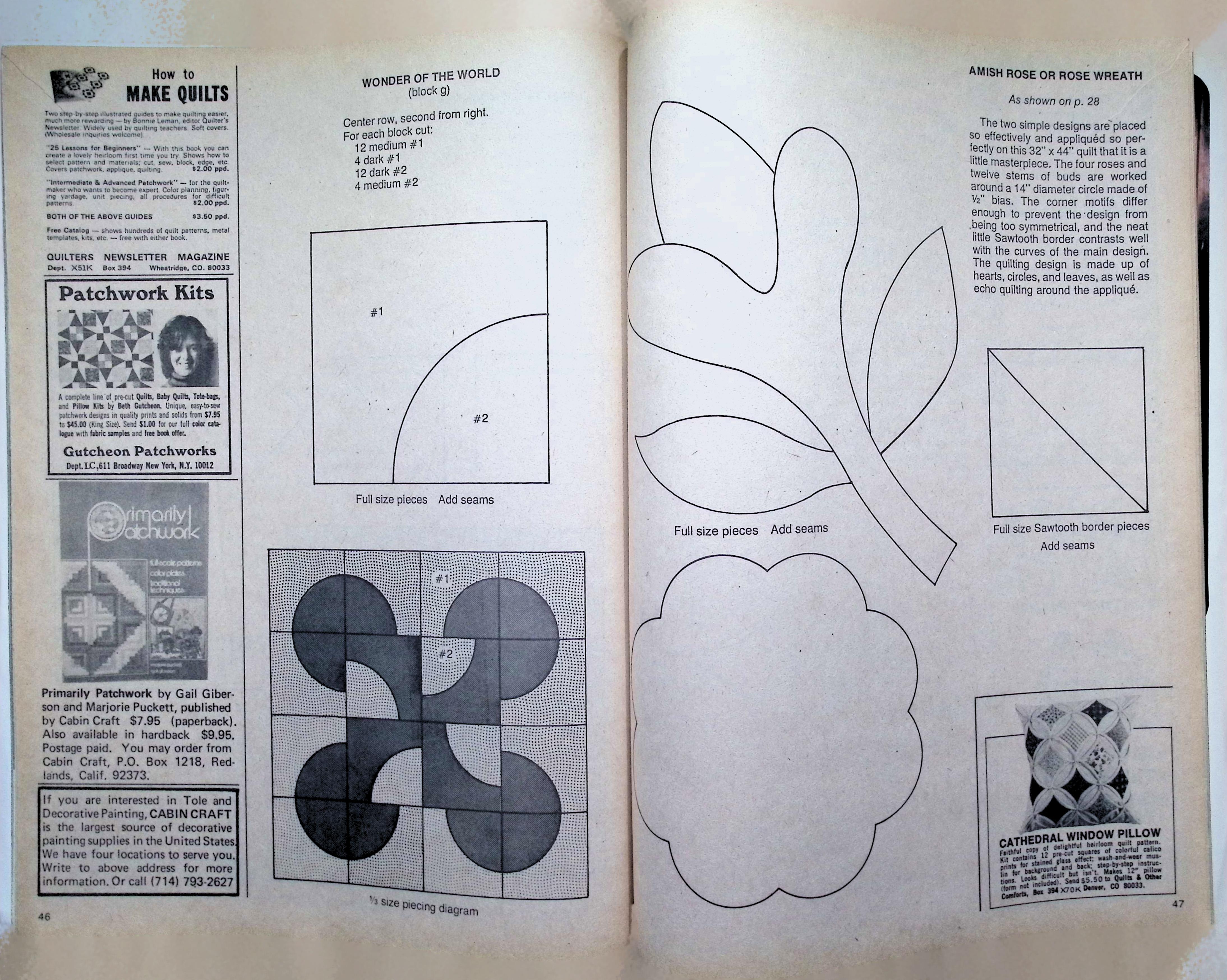 Lady's Circle Patchwork Quilts Magazine No. 12 1979 — image 4