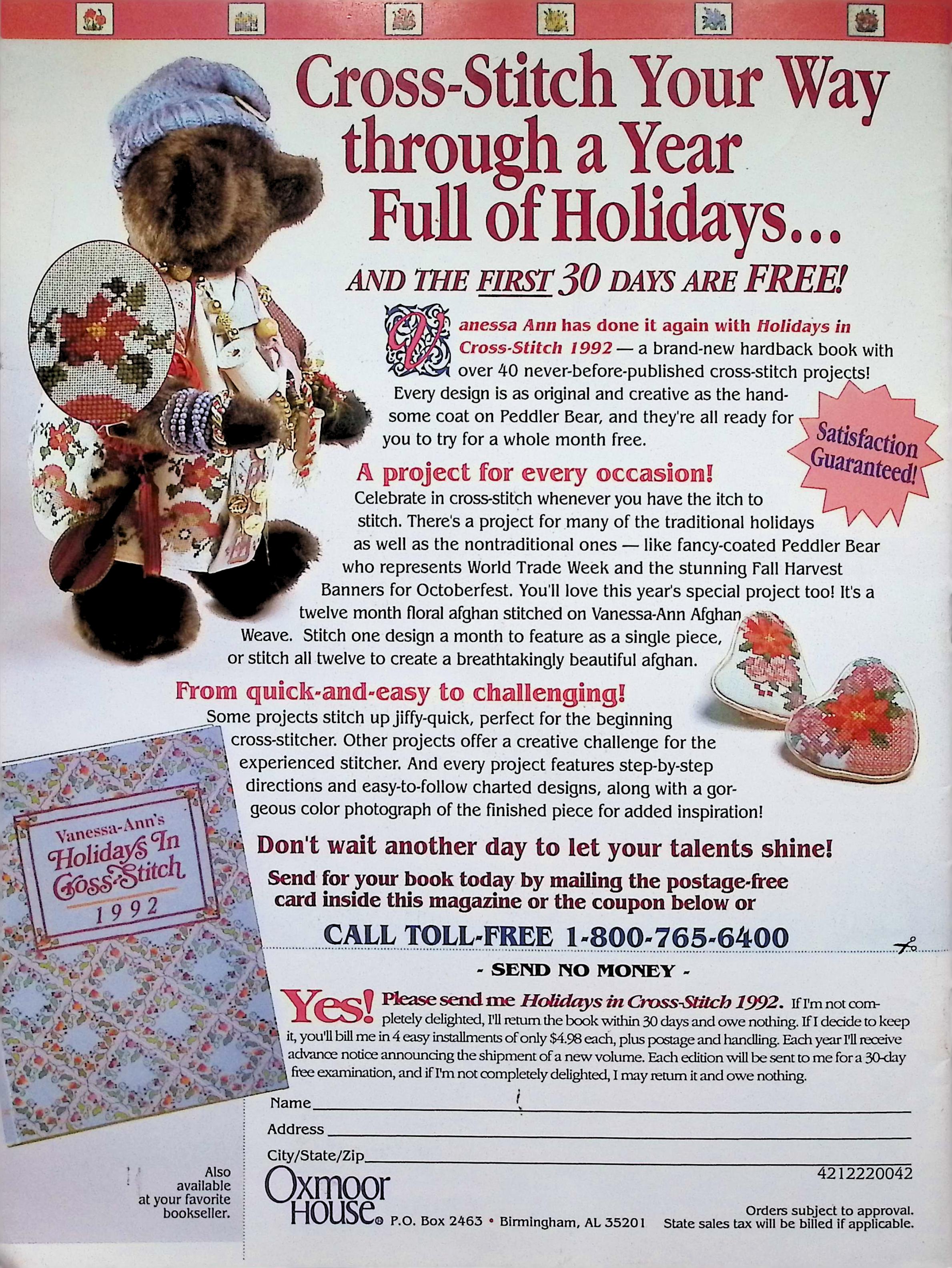 Christmas Crafts Magazine Santa's Sleigh Mar/Apr 1992 — image 5